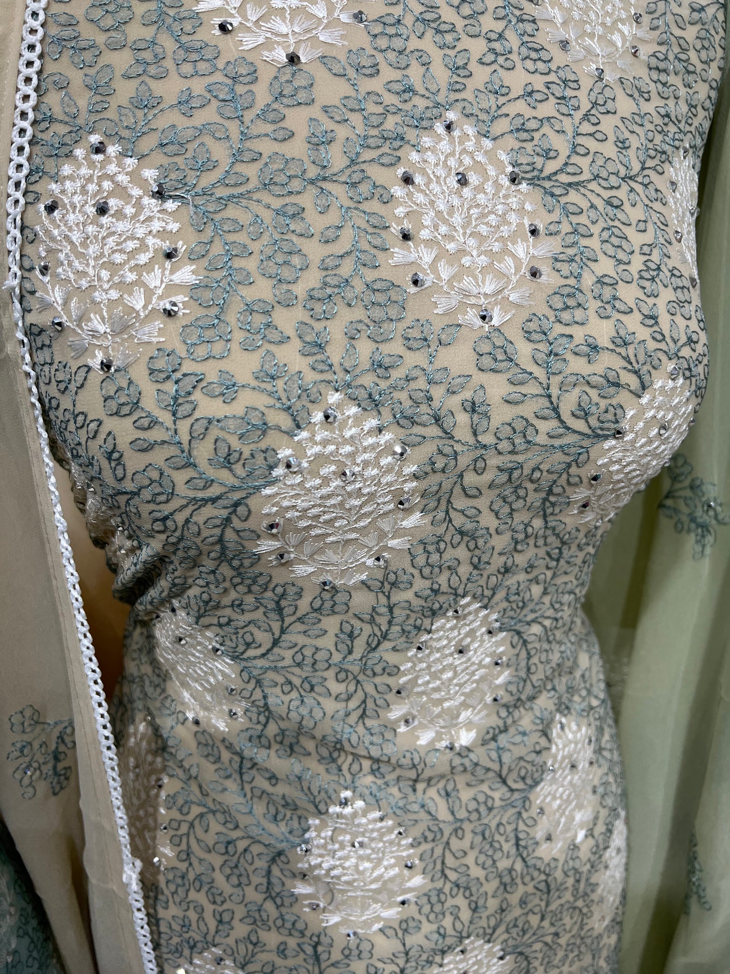 Embroidered Georgette