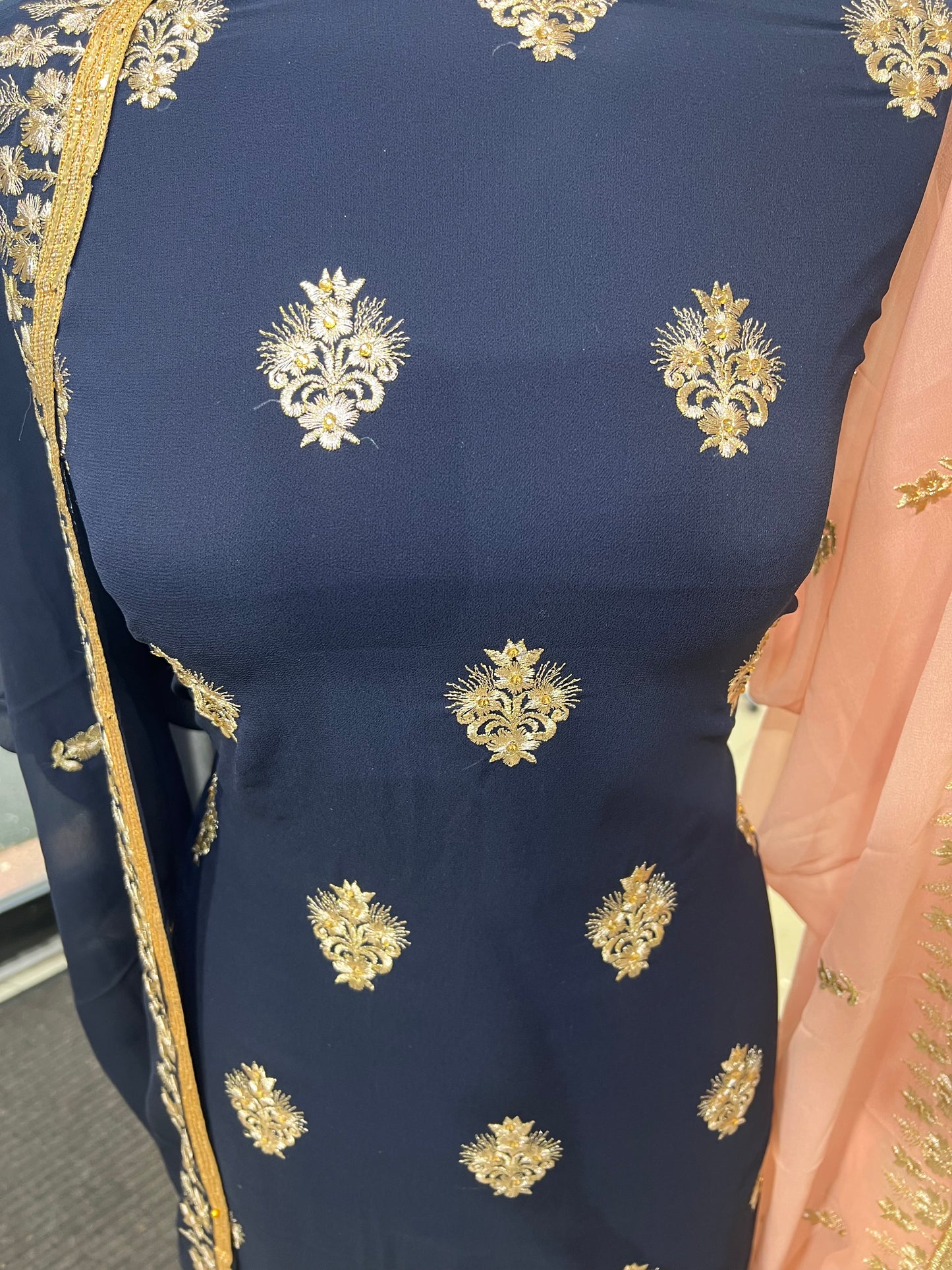 Embroidered Georgette