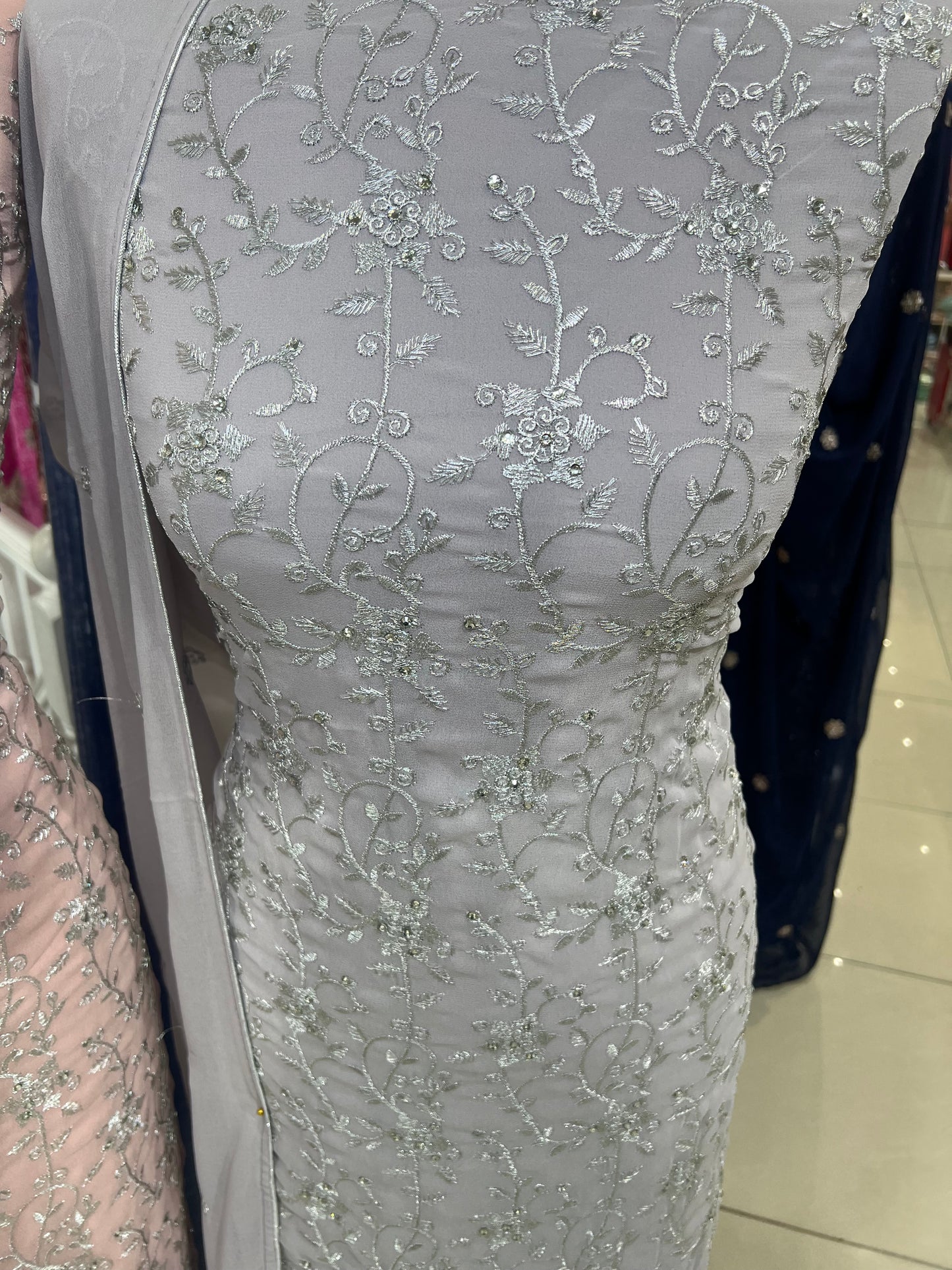 Premium Embroidered Georgette