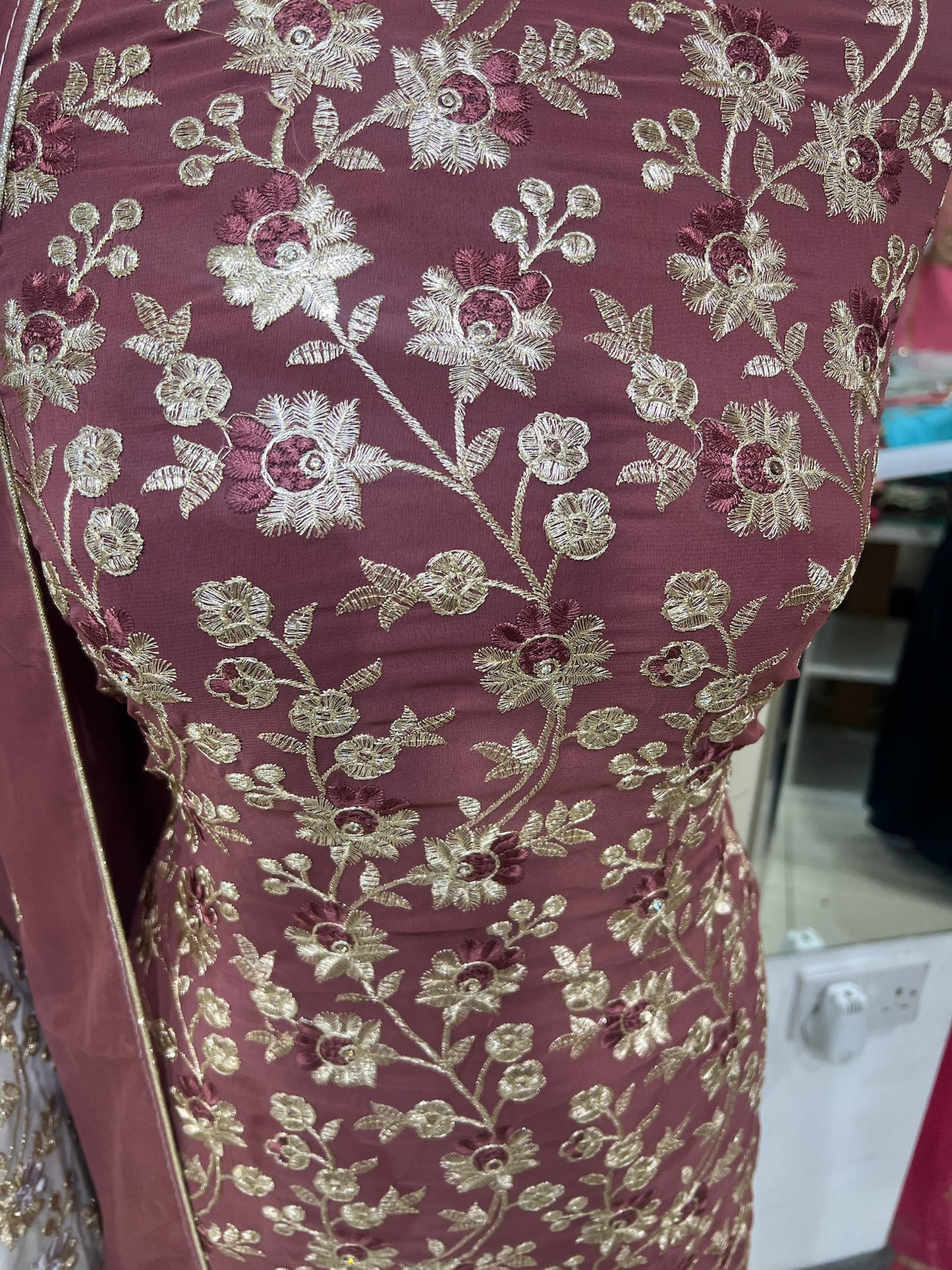 Embroidered Georgette