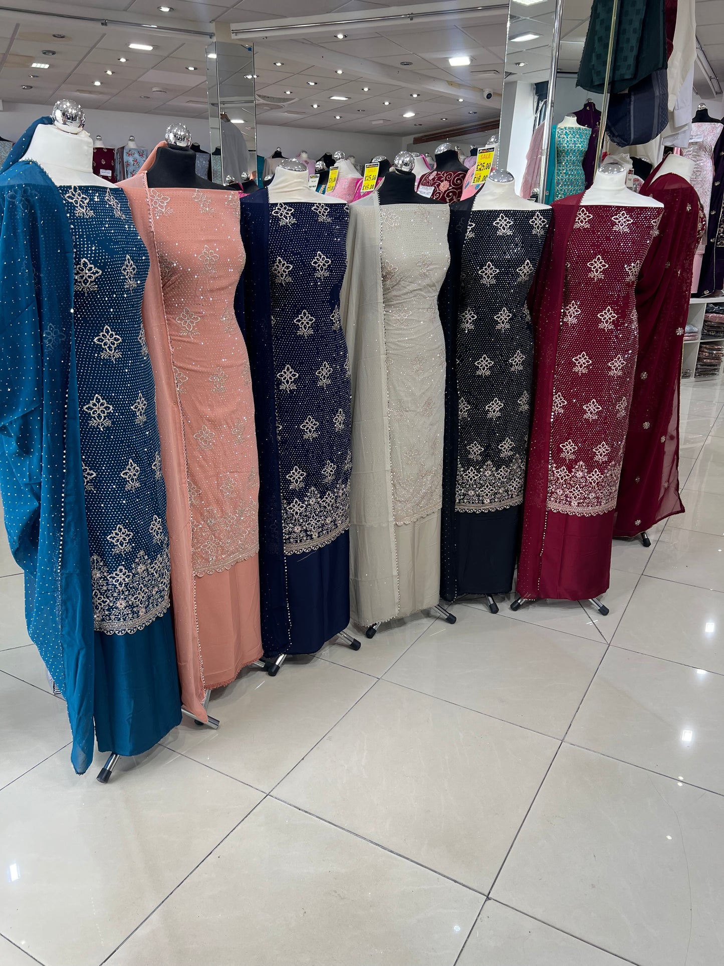 Embroidered Georgette