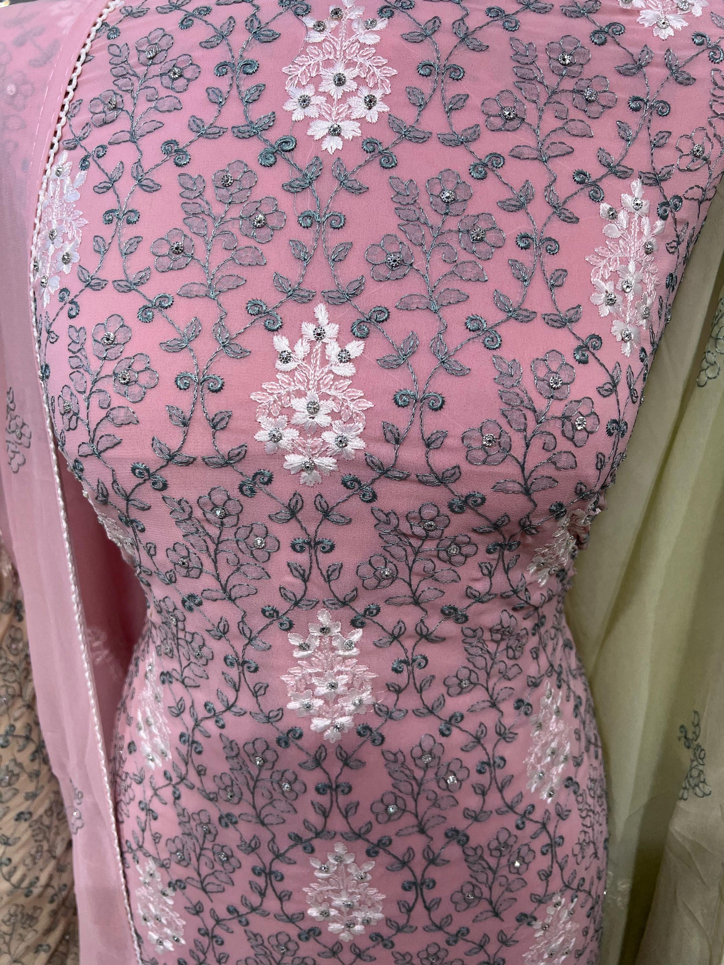 Embroidered Georgette