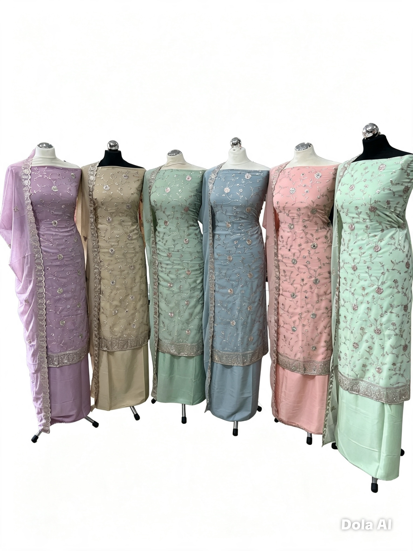 Embroidered Georgette