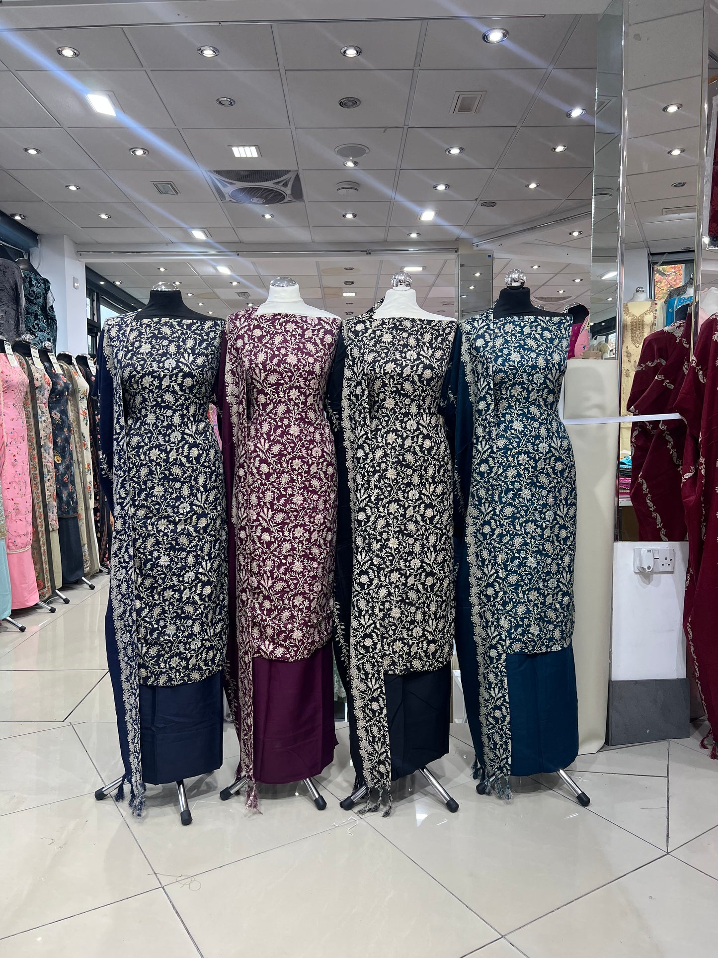 Digital Print Marina/Alpine With Shawl