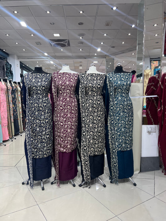 Digital Print Marina/Alpine With Shawl