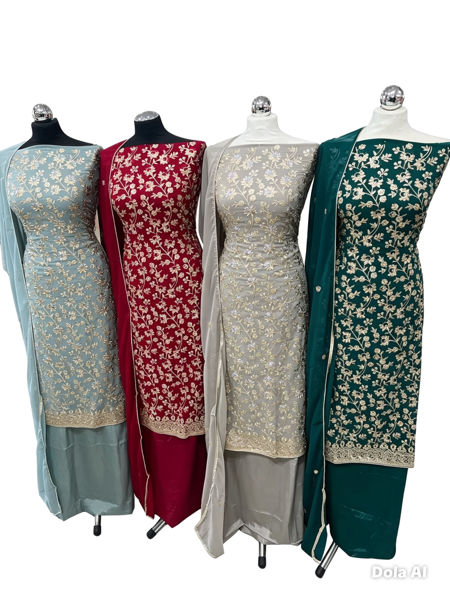 Embroidered Georgette