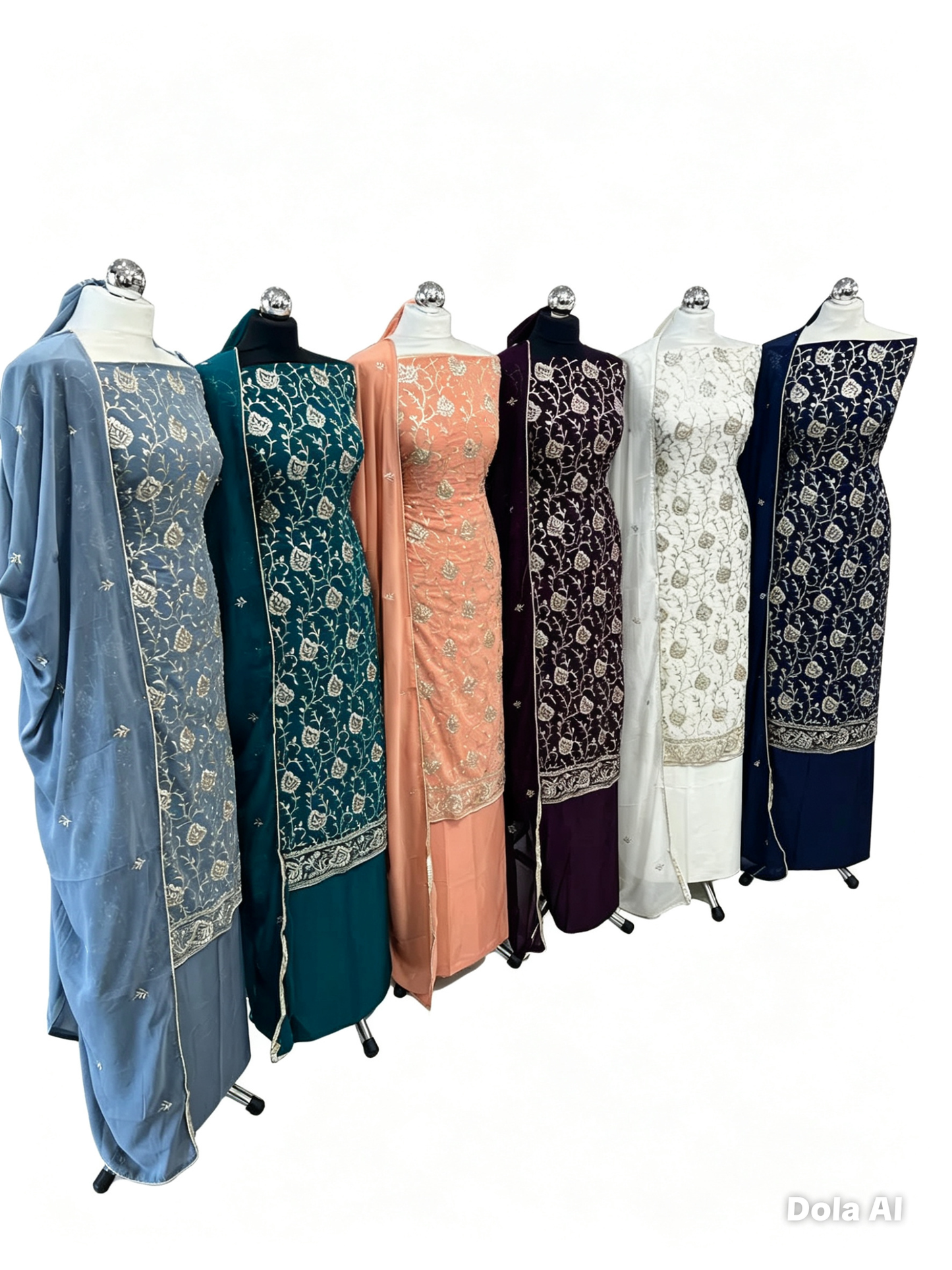 Embroidered Embellished Georgette
