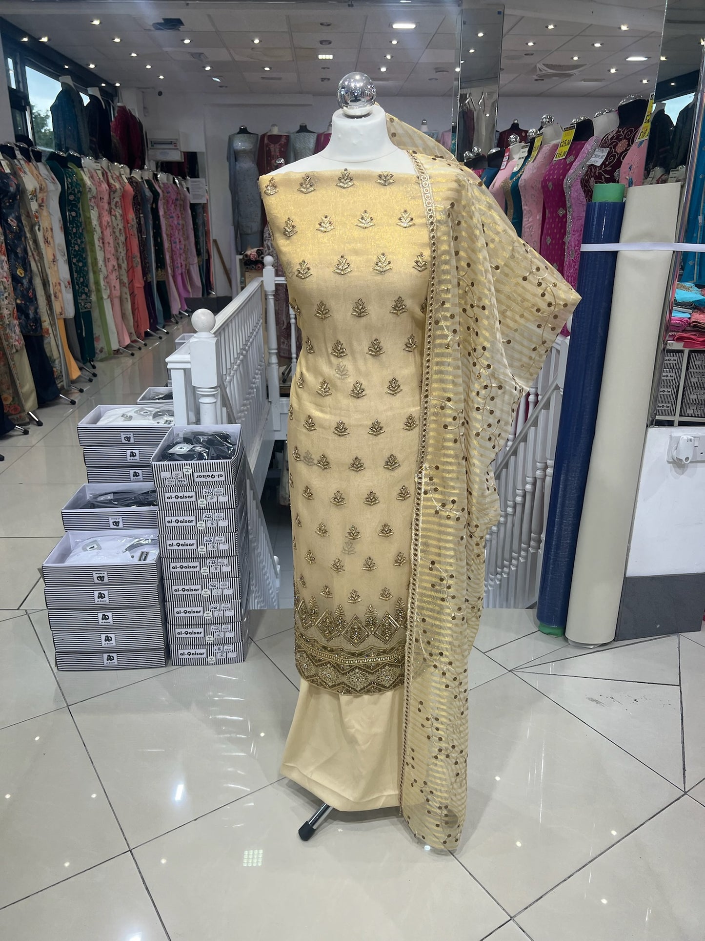 Embroidered Embellished Fancy Chiffon Organza
