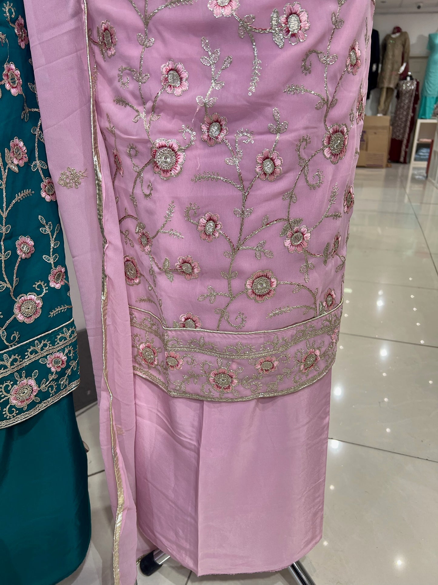 Embroidered Georgette