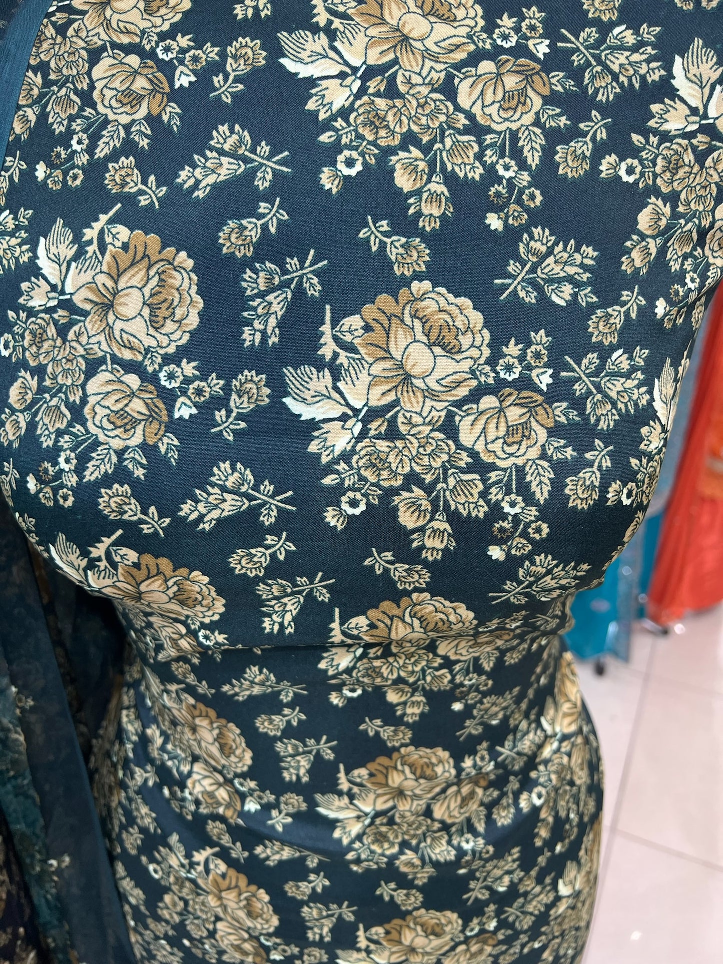 Digital Print Malai Crepe Suits – Floral Print & Chiffon Dupatta