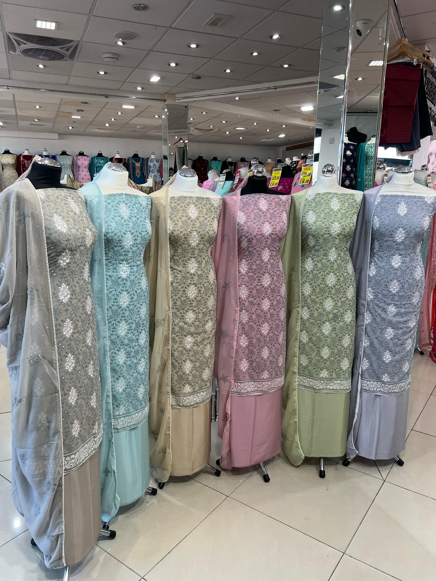 Embroidered Georgette