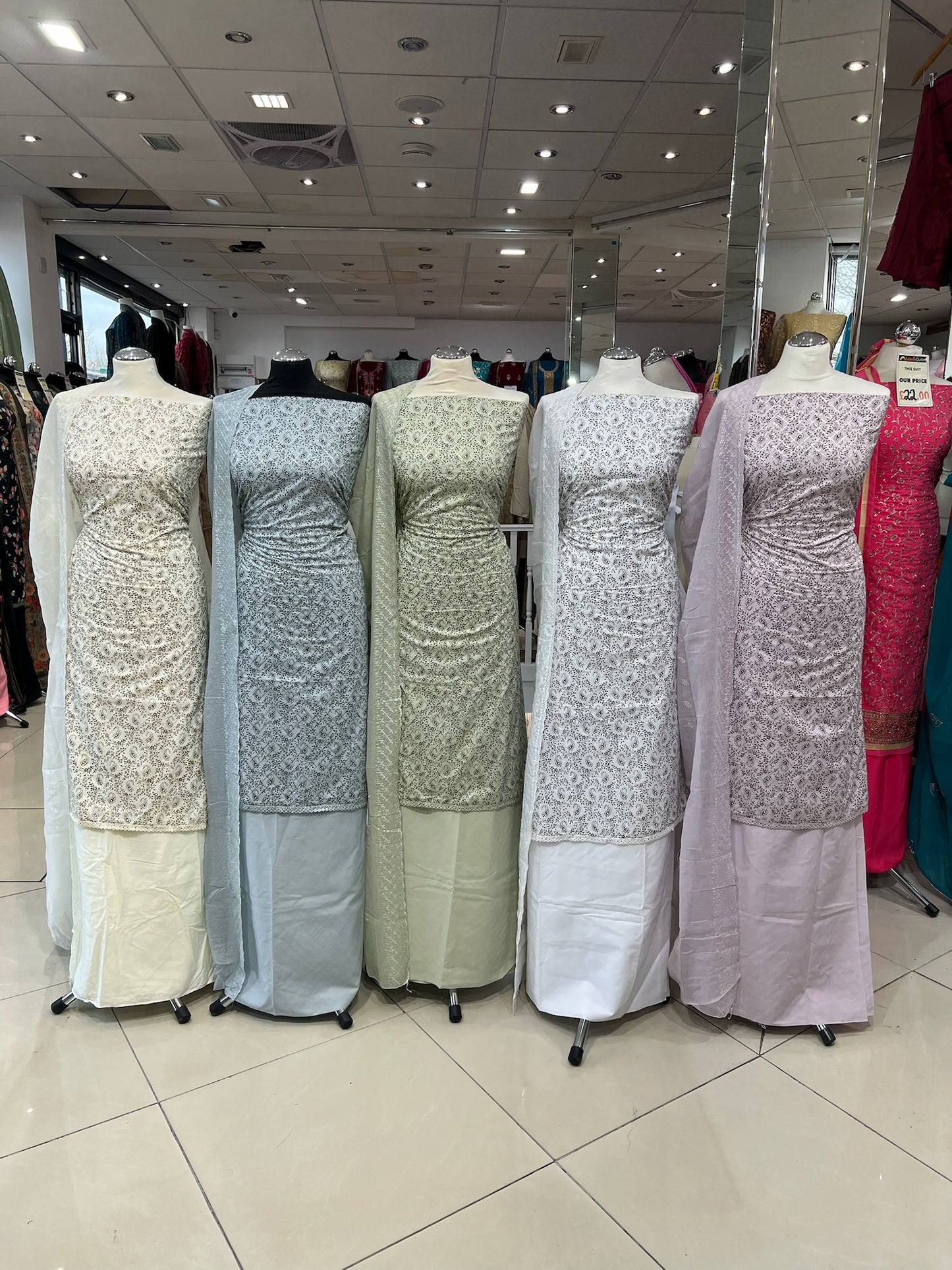Embroidered Digital Print Cotton