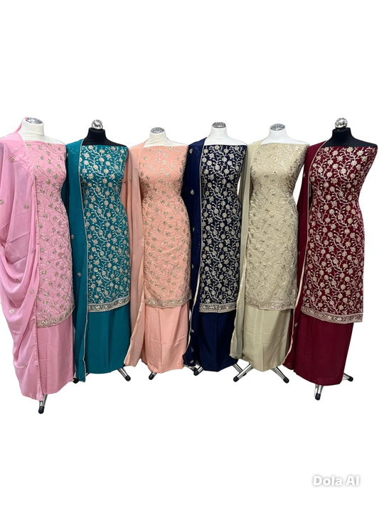 Embellished Georgette