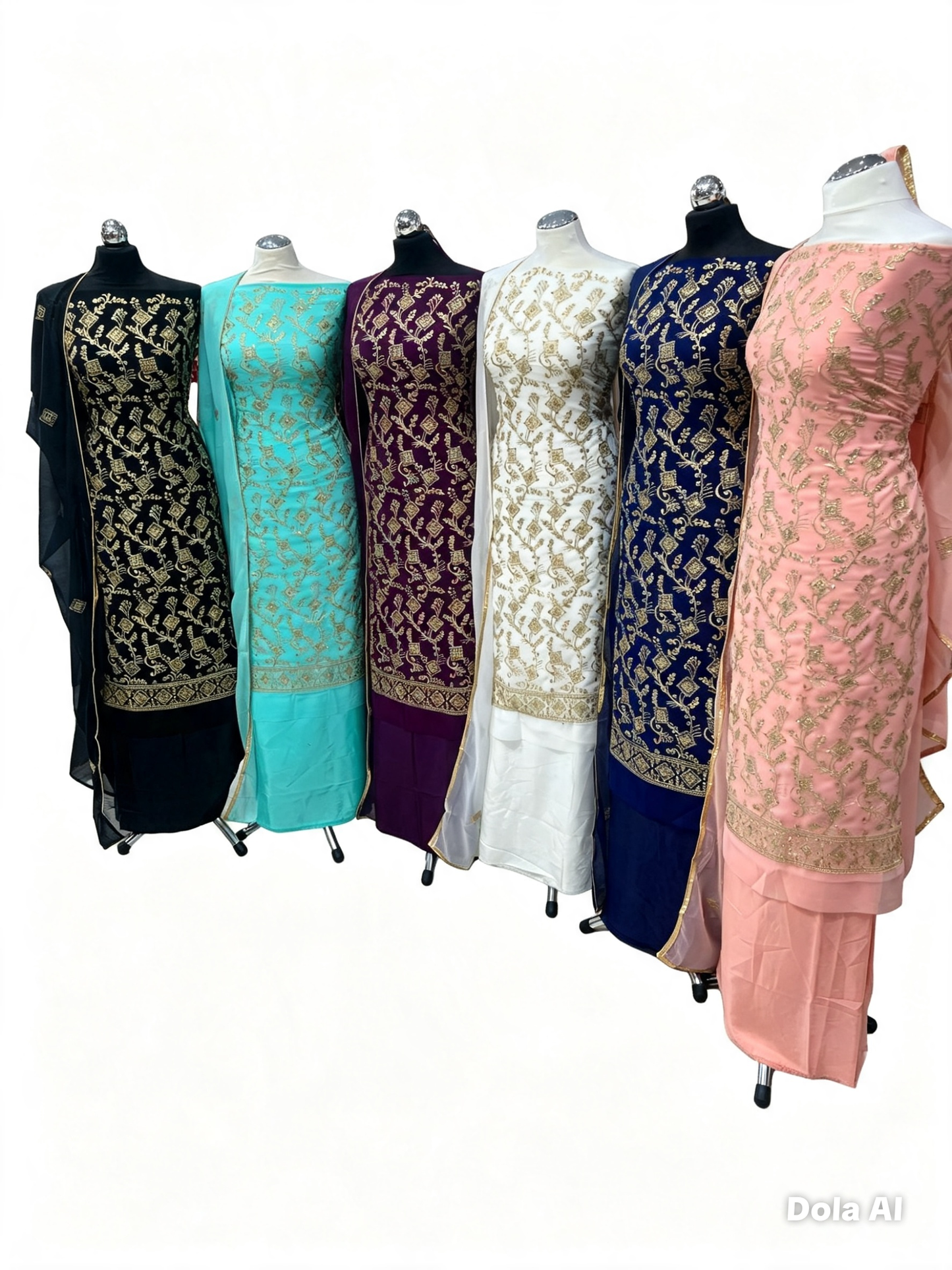 Embroidered Georgette