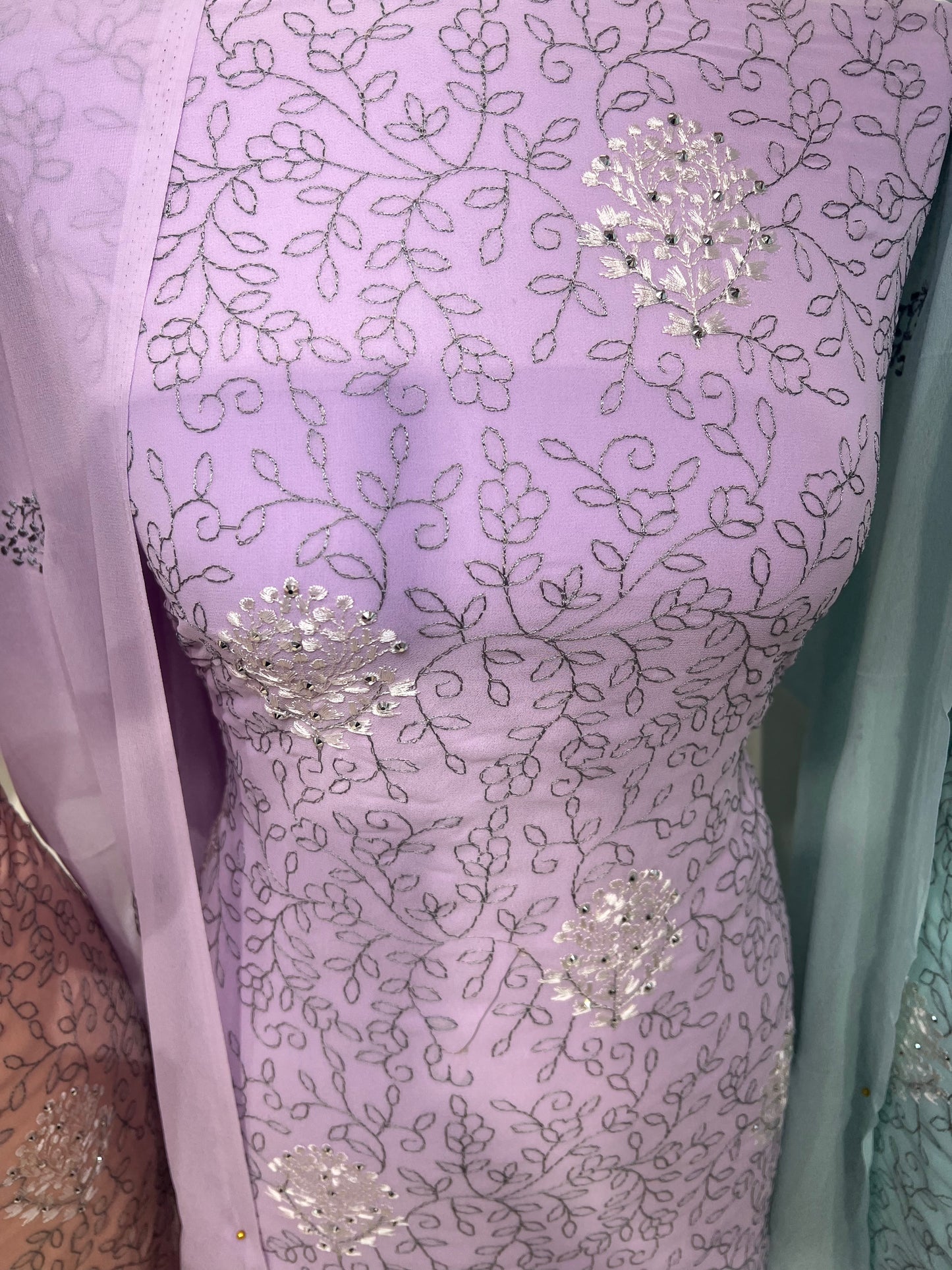 Embroidered Georgette