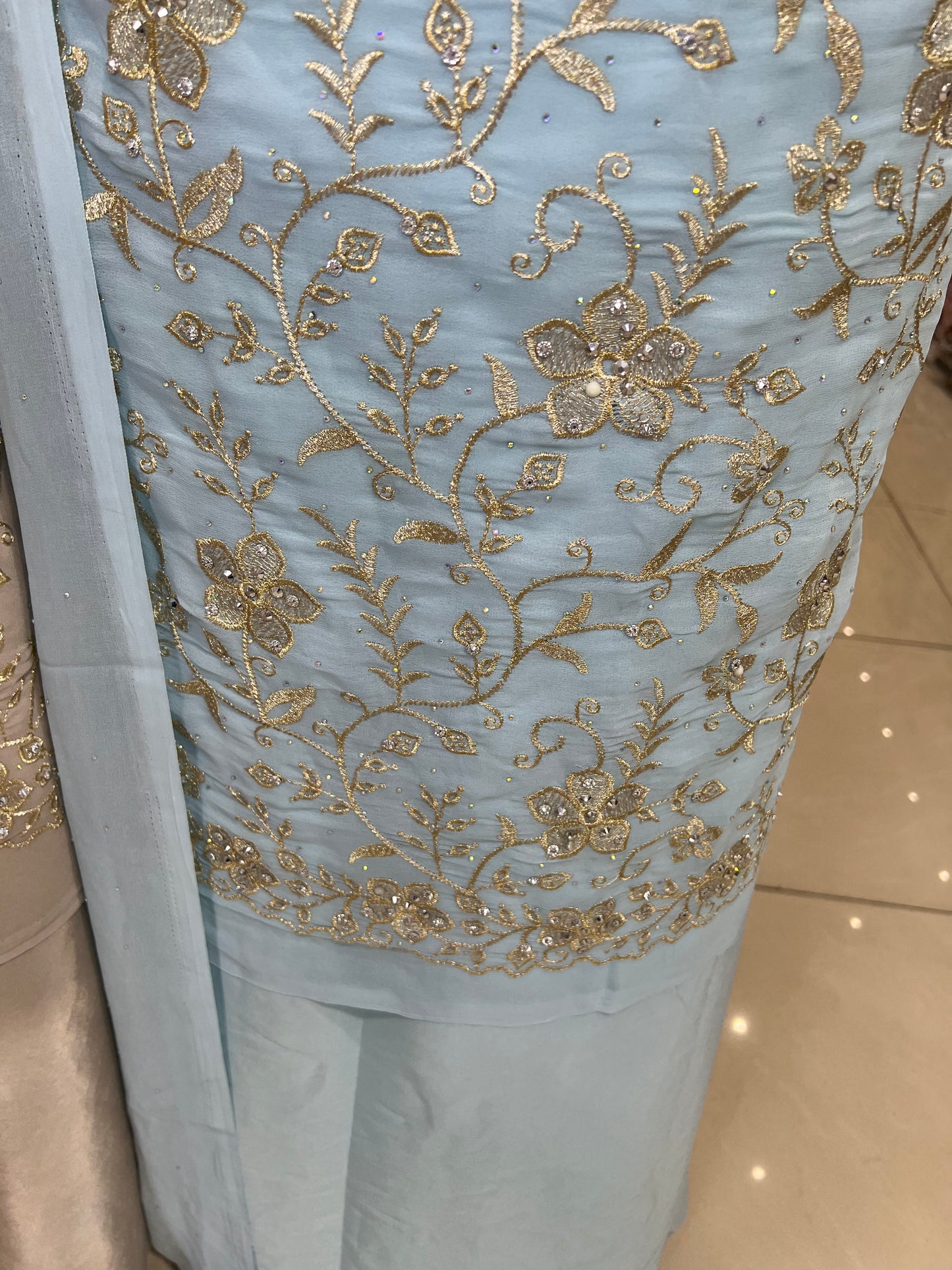 Embroidered Georgette