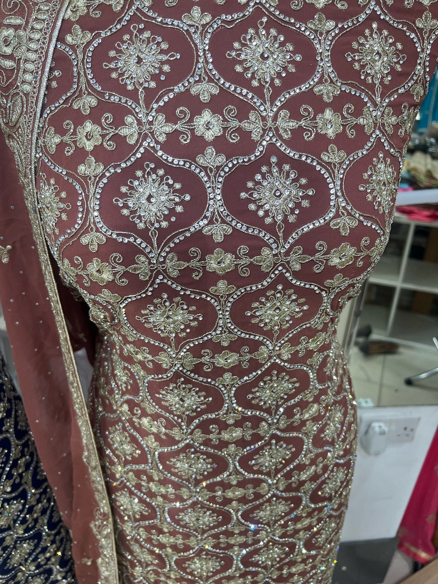 Fancy Embroidered Georgette