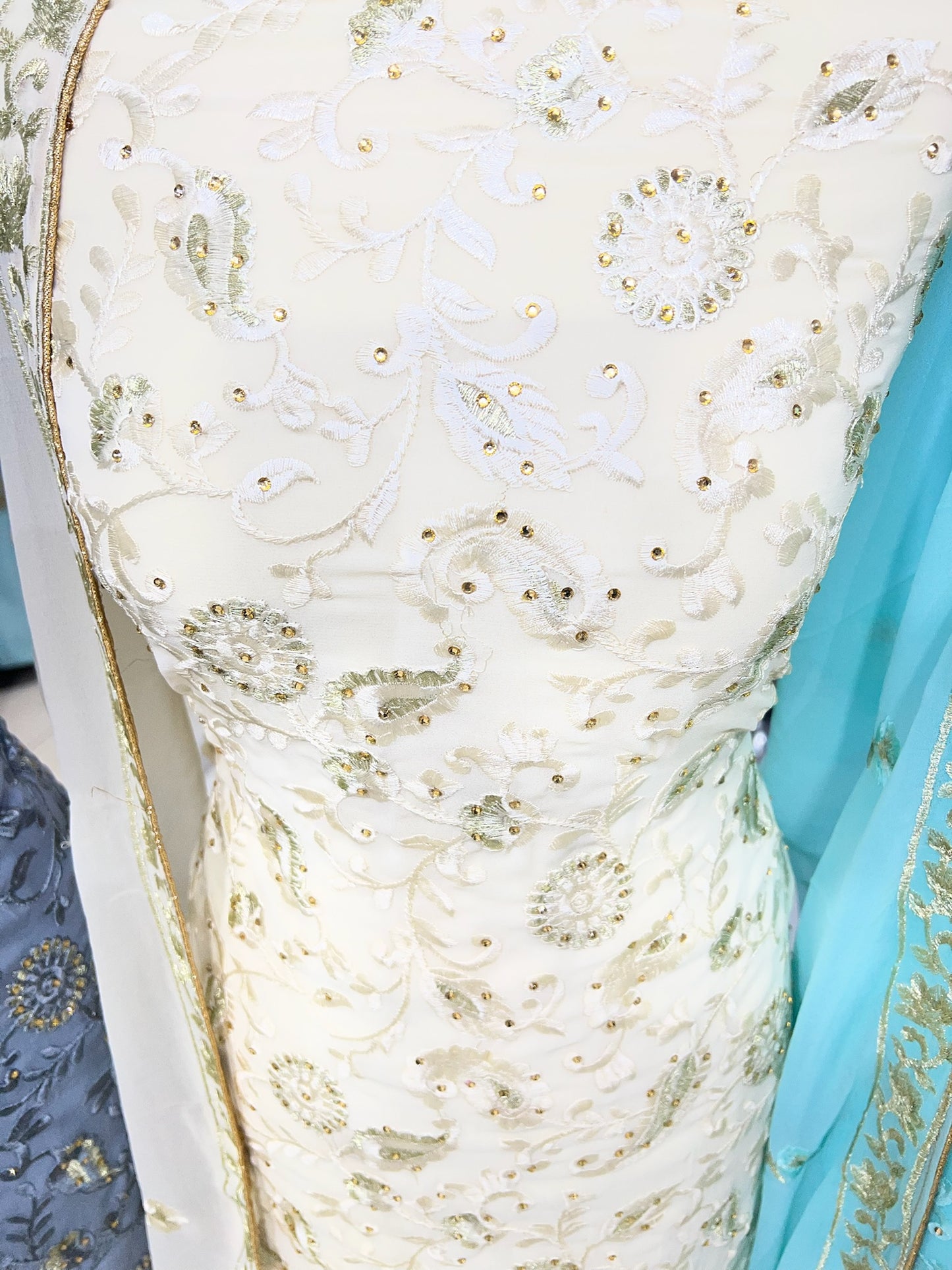 Embroidered Georgette
