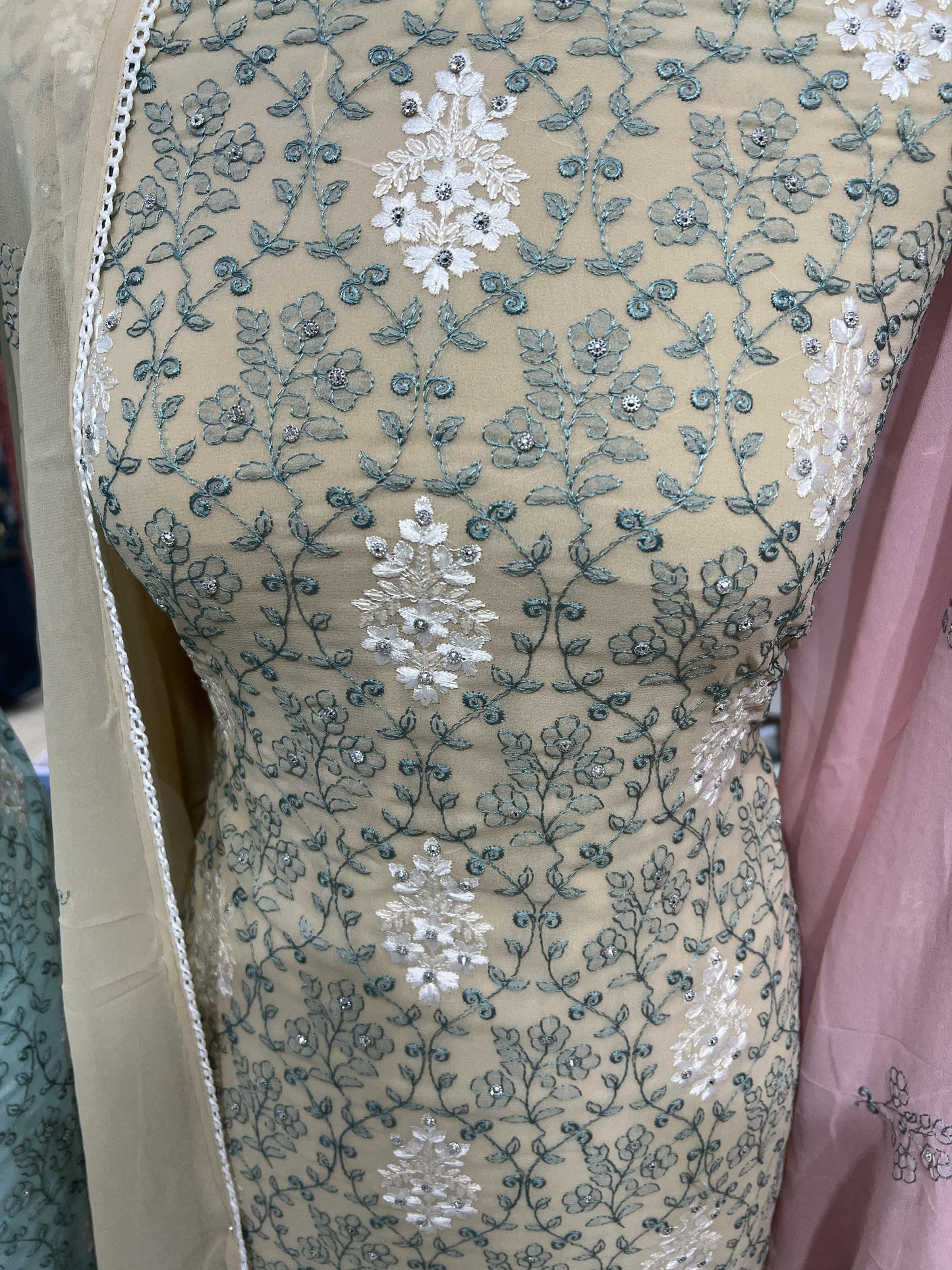 Embroidered Georgette