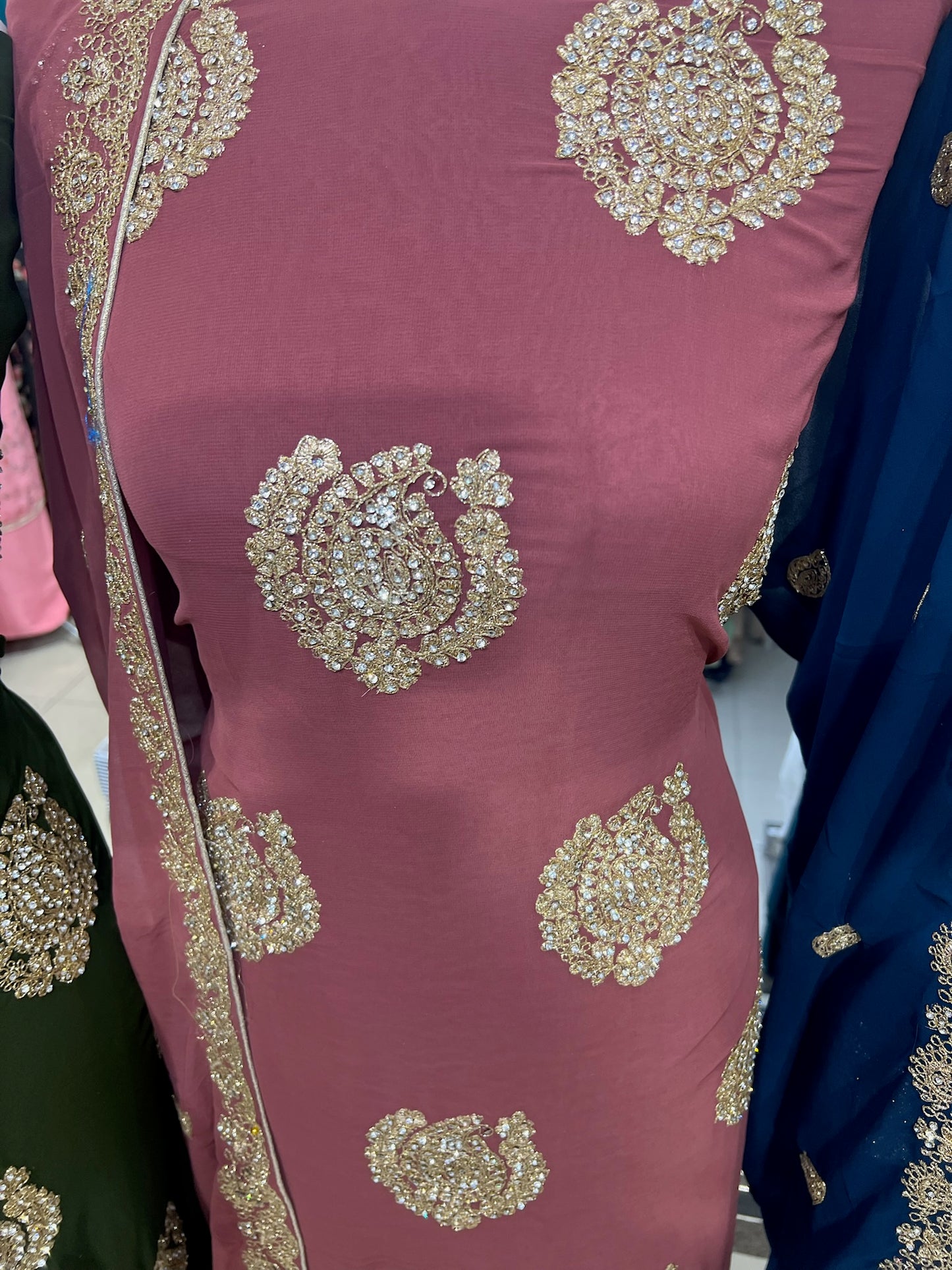 Fancy Embroidered Georgette
