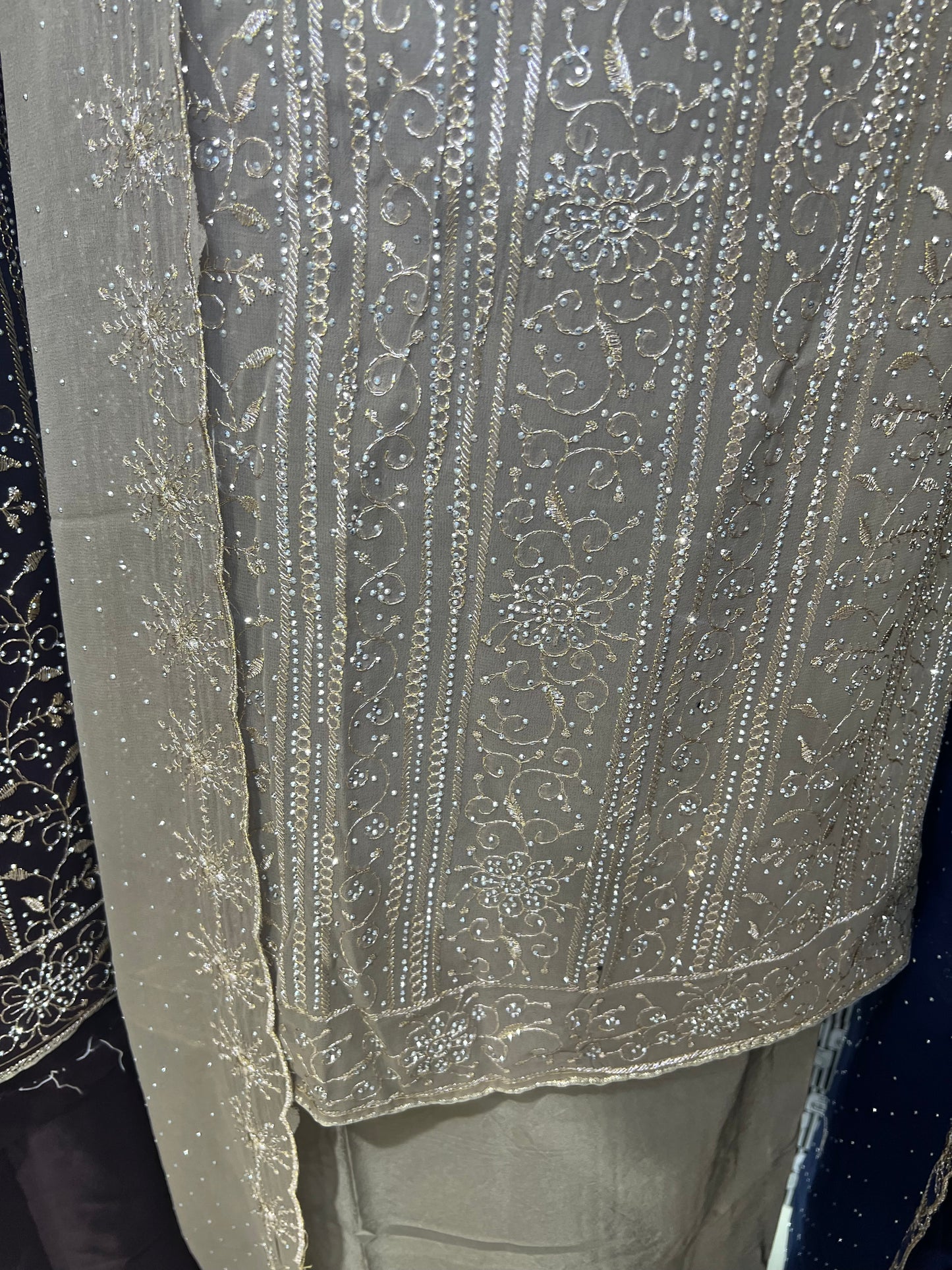 Embroidered & Embellished Georgette