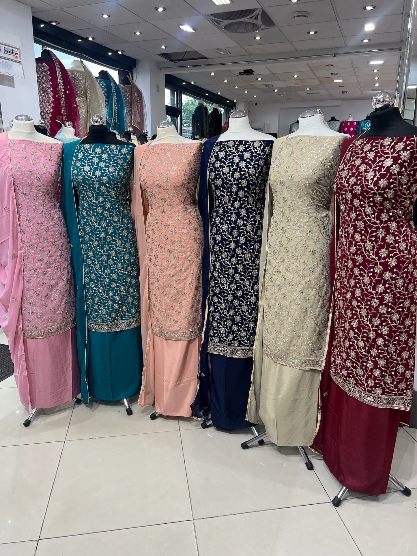 Embroidered Georgette