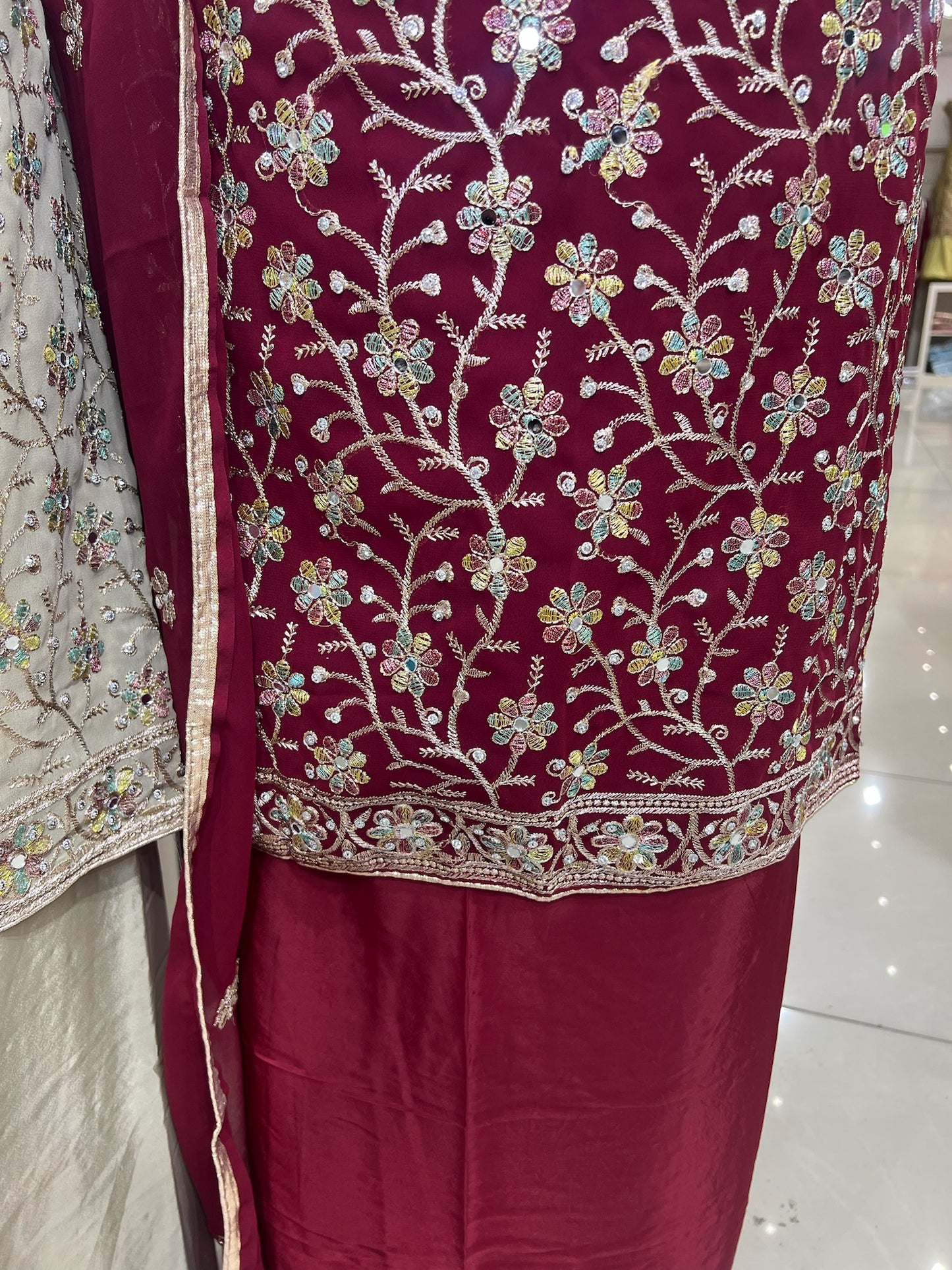 Embroidered Georgette