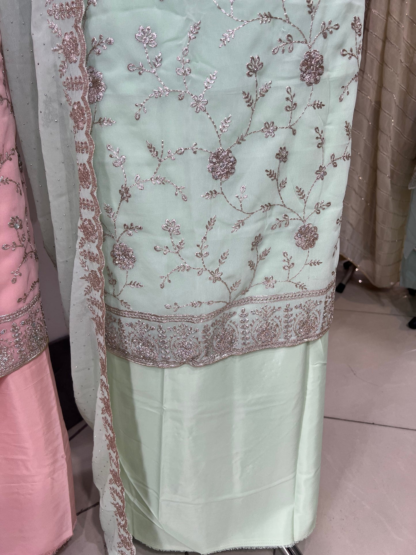 Embroidered Georgette