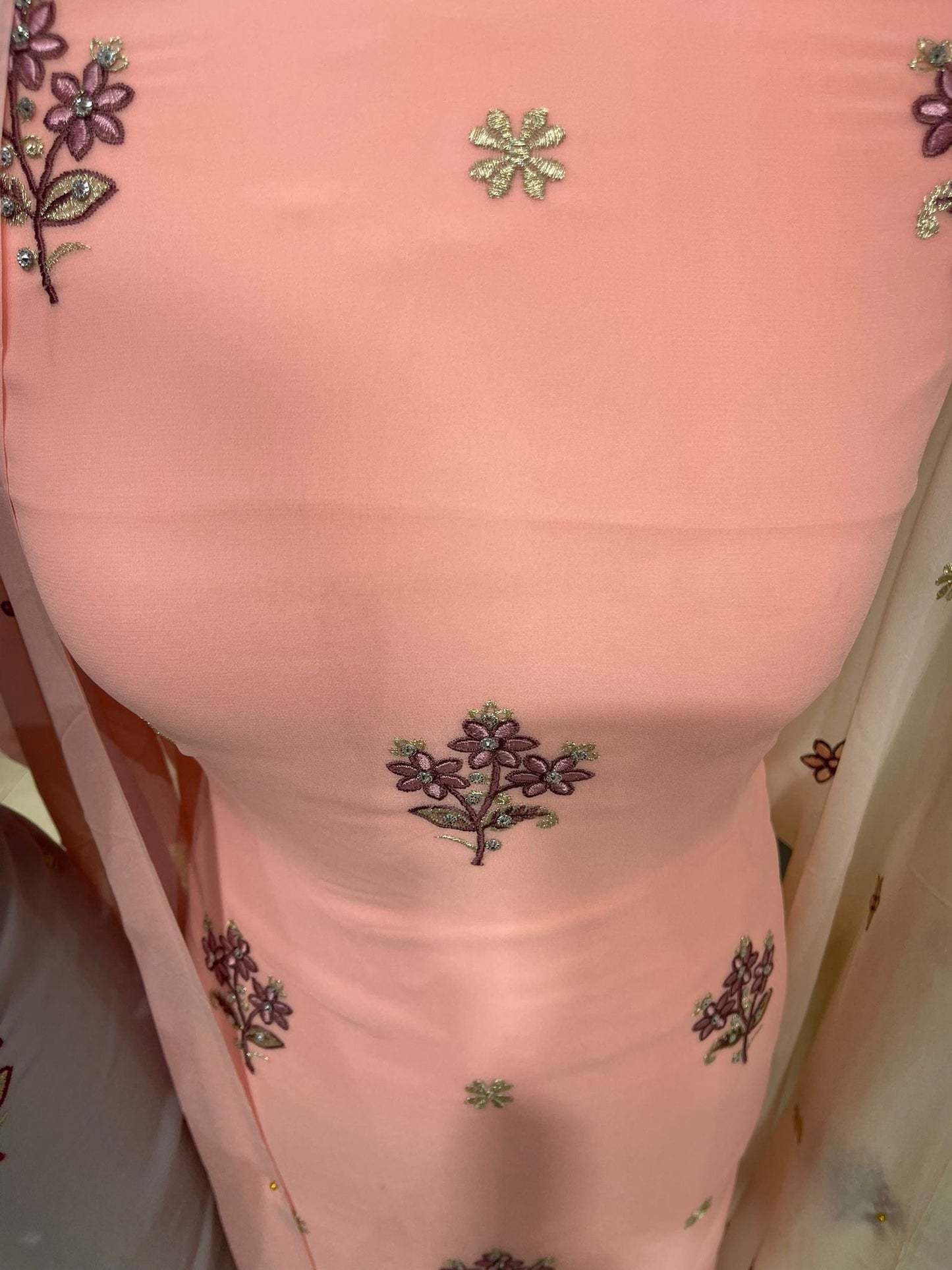 Embroidered Georgette