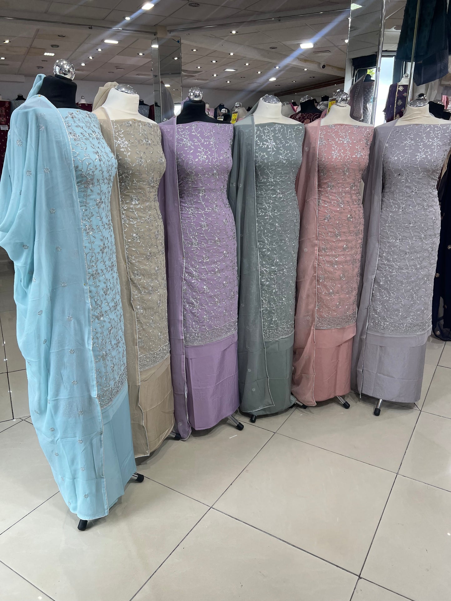 Premium Embroidered Georgette