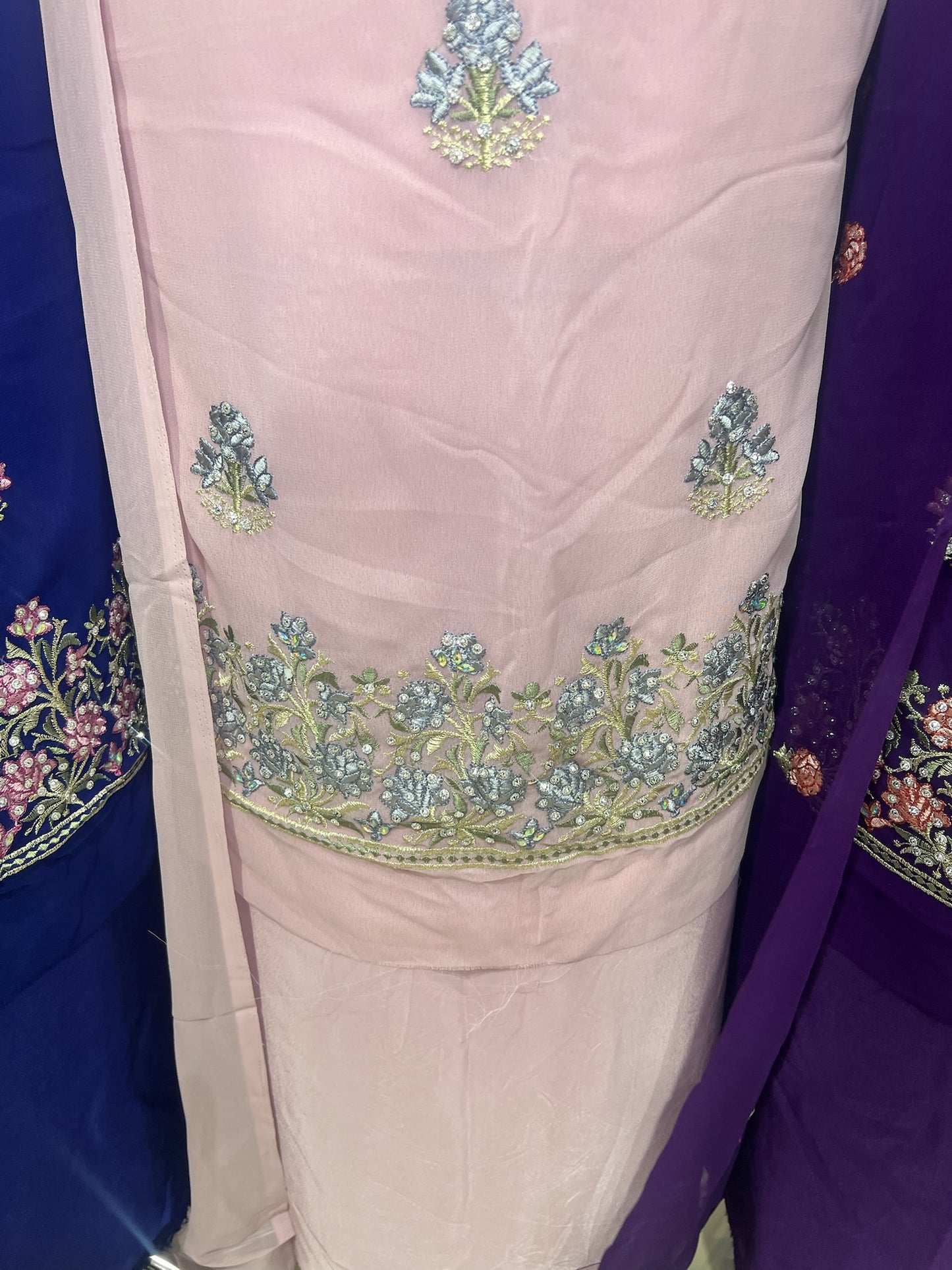 Embroidered & Embellished Georgette
