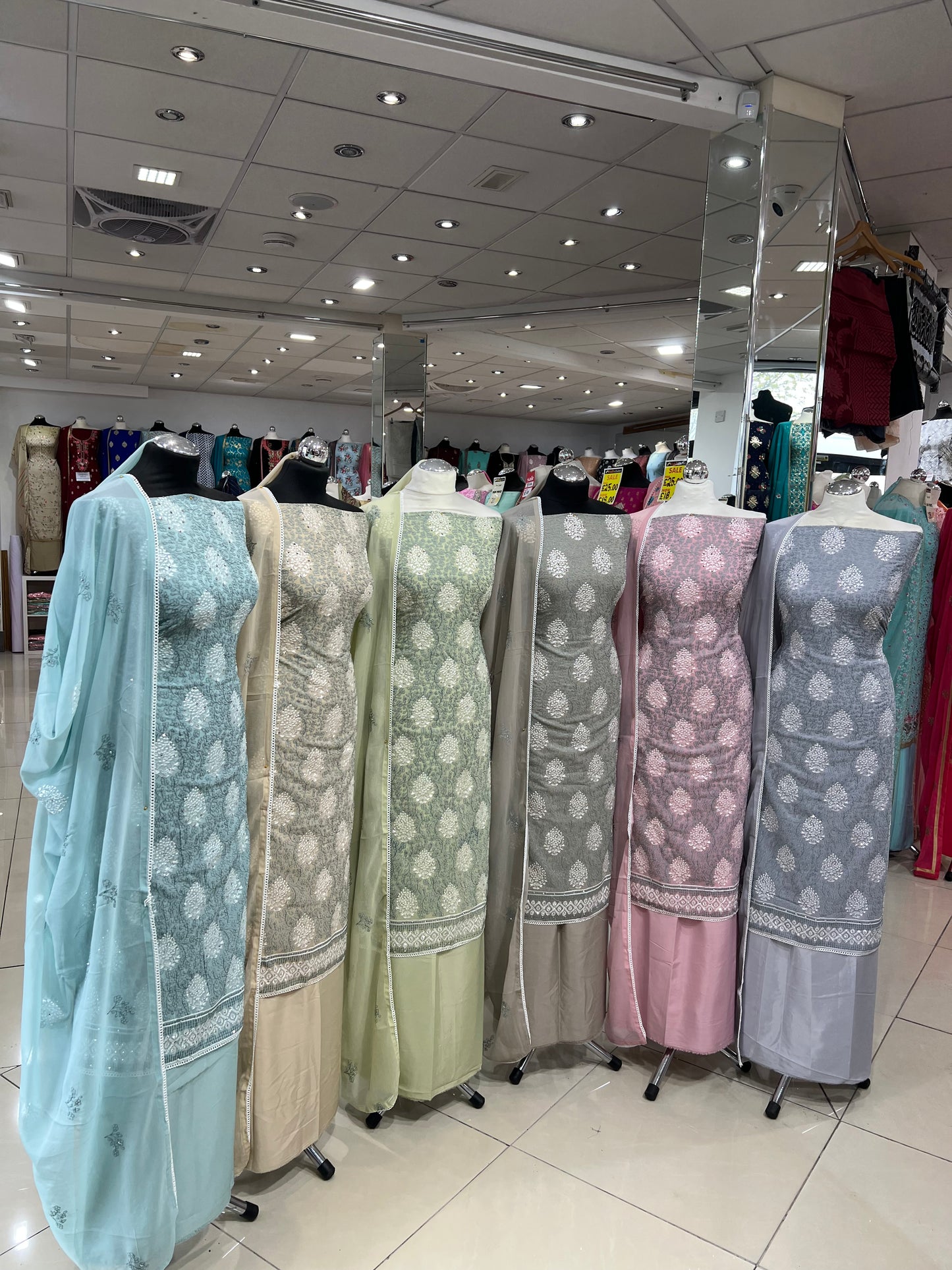 Embroidered Georgette
