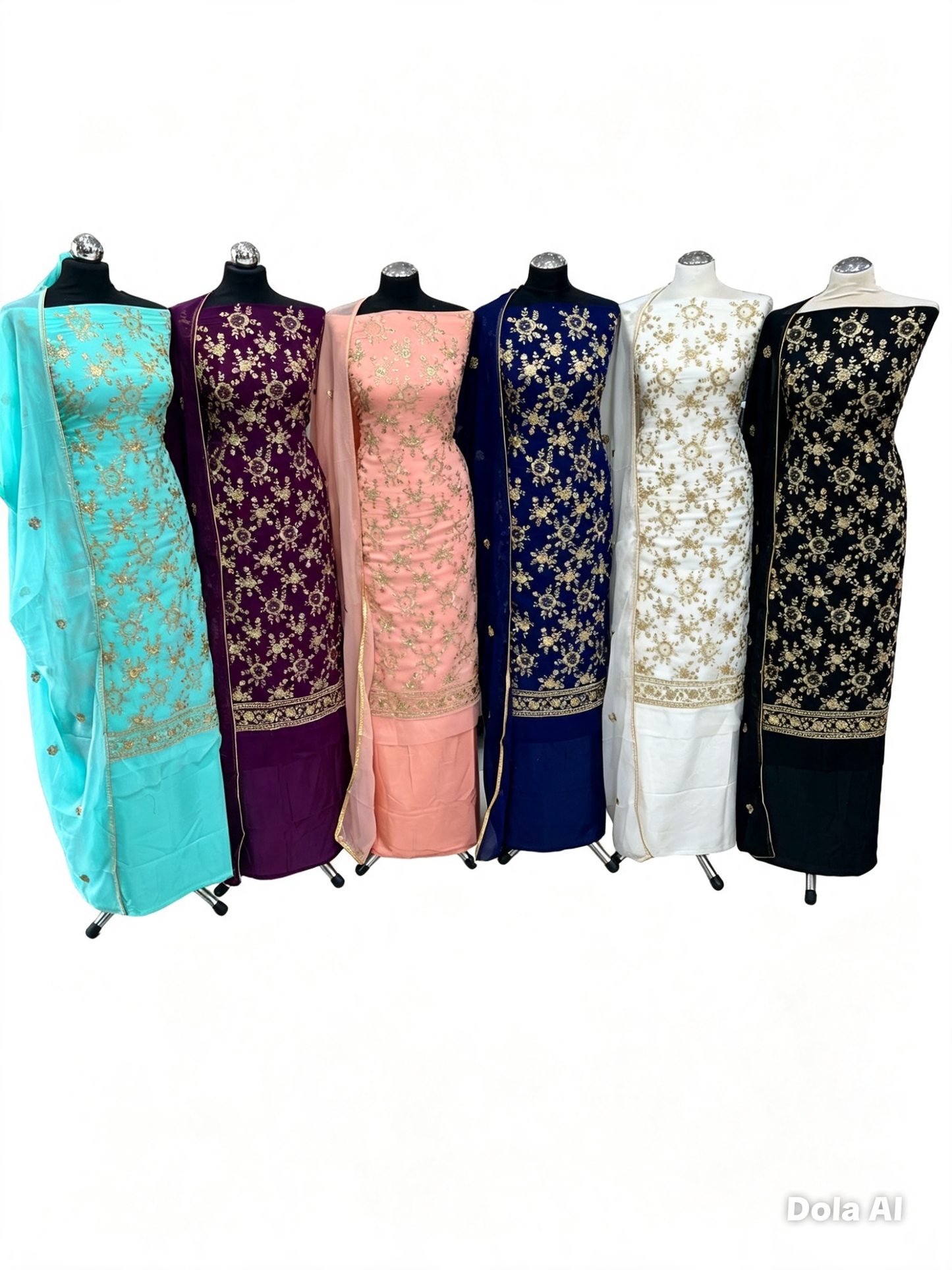 Premium Embroidered Georgette Suits