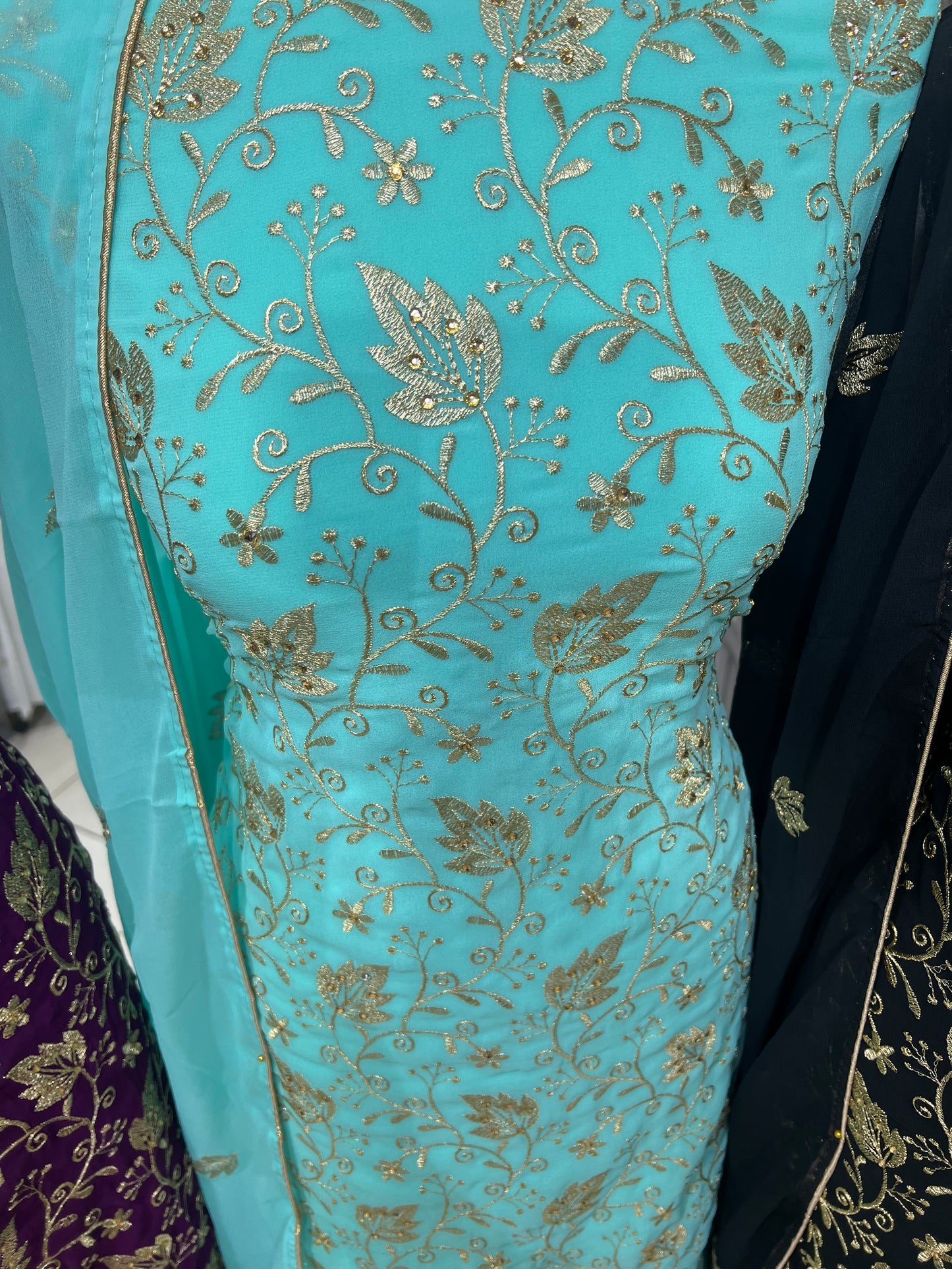 Embroidered Georgette
