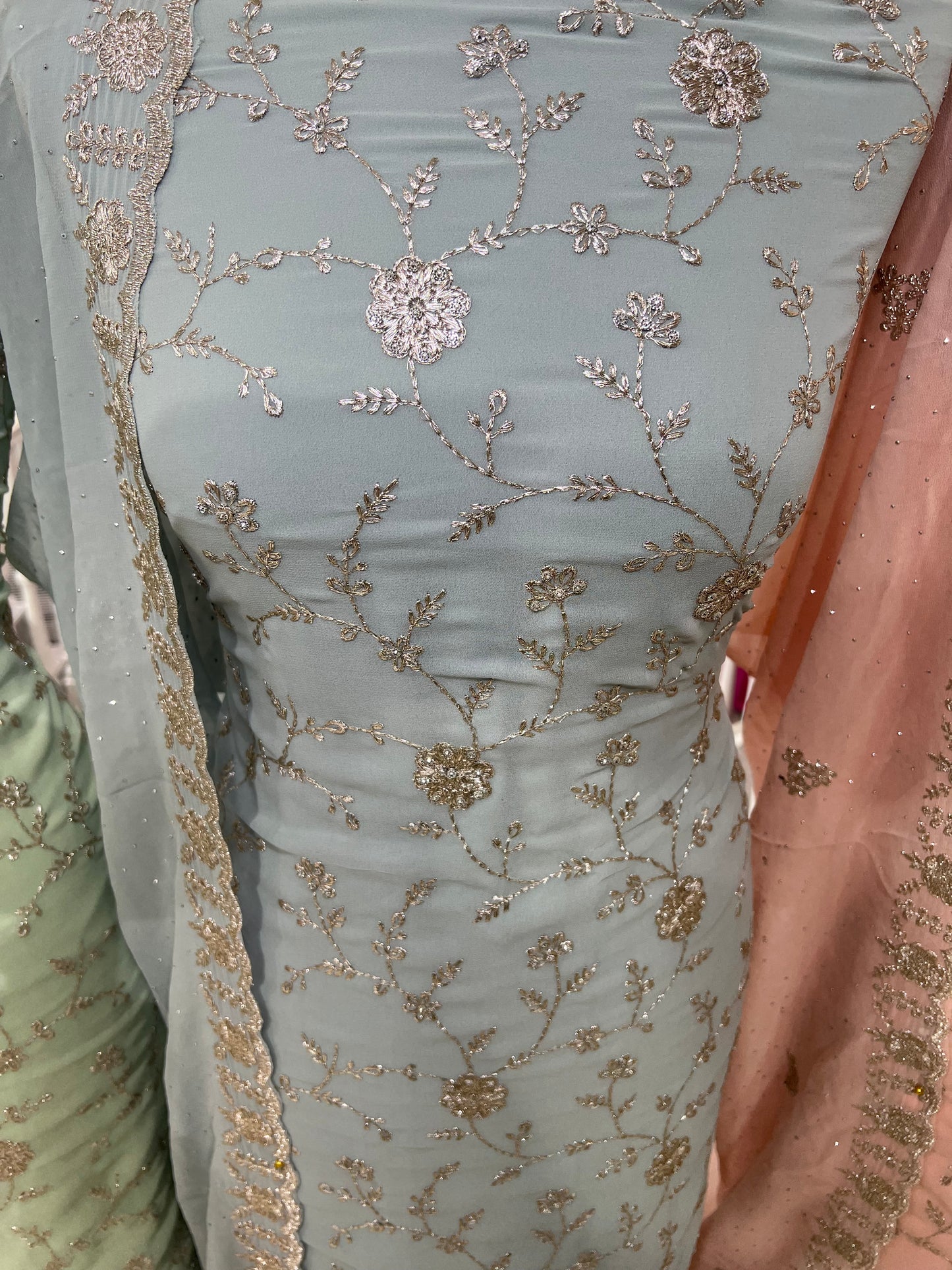 Embroidered Georgette