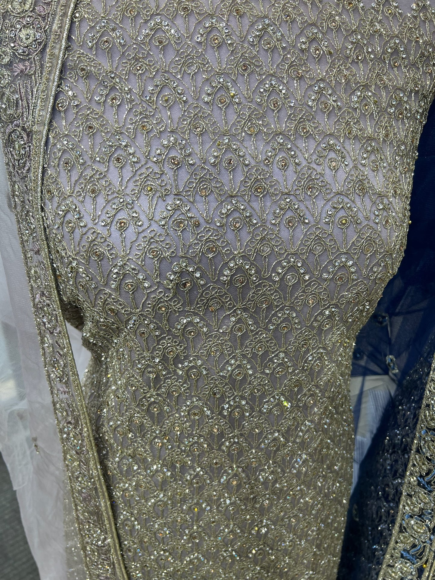 Fancy Net Embroidered & Embellished