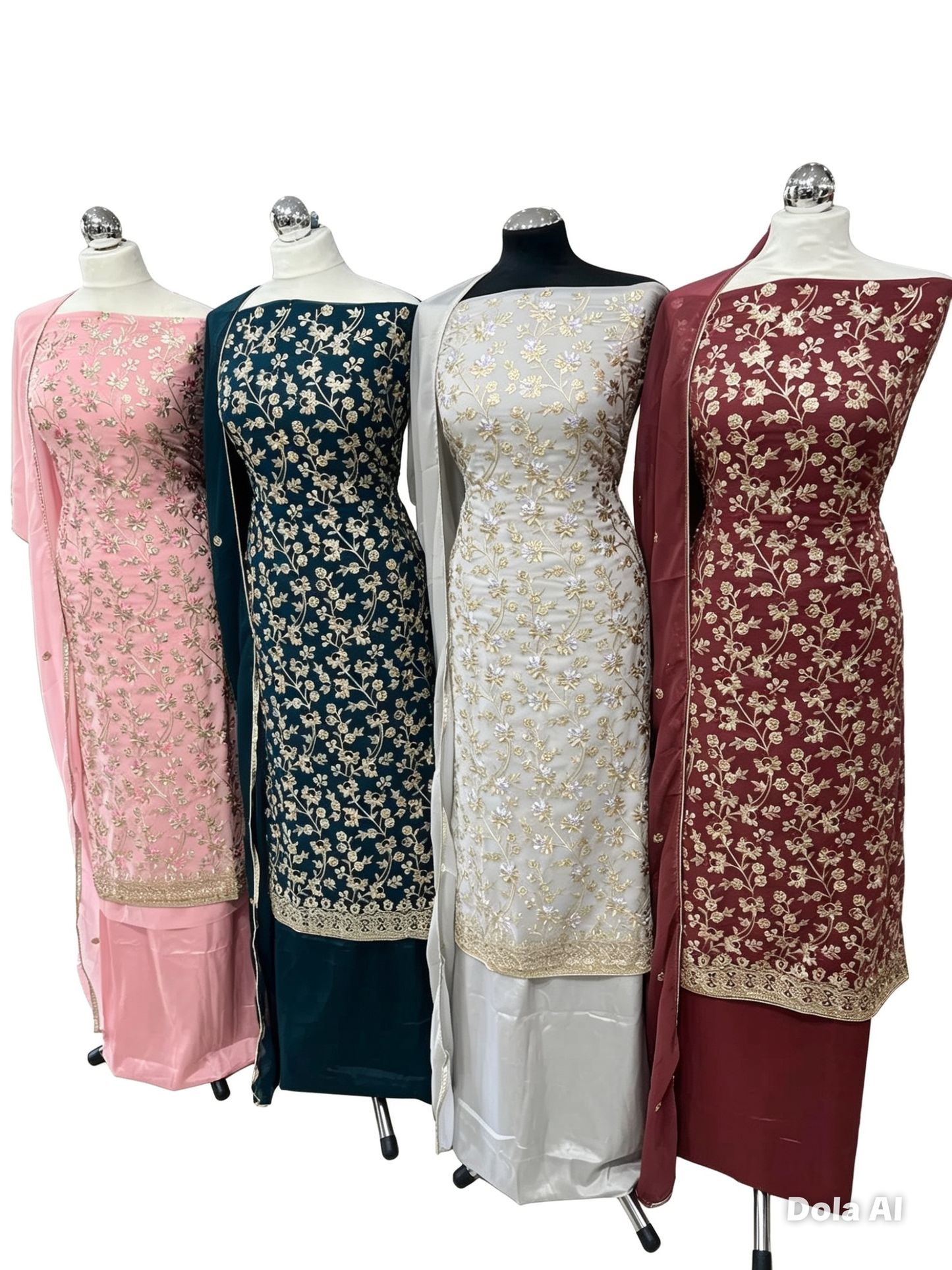 Embroidered Georgette
