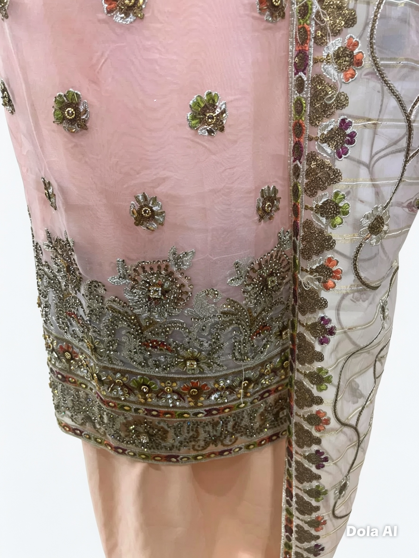 Fancy Embellished Chiffon & Organza