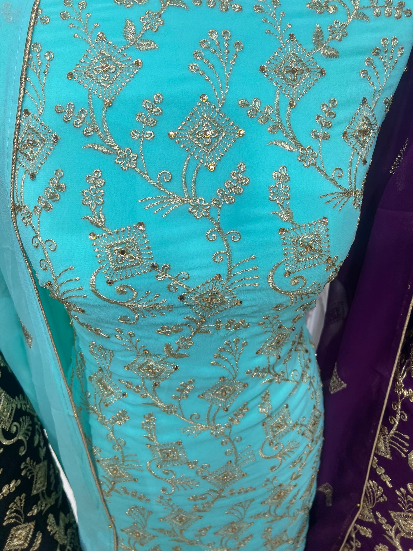 Embroidered Georgette