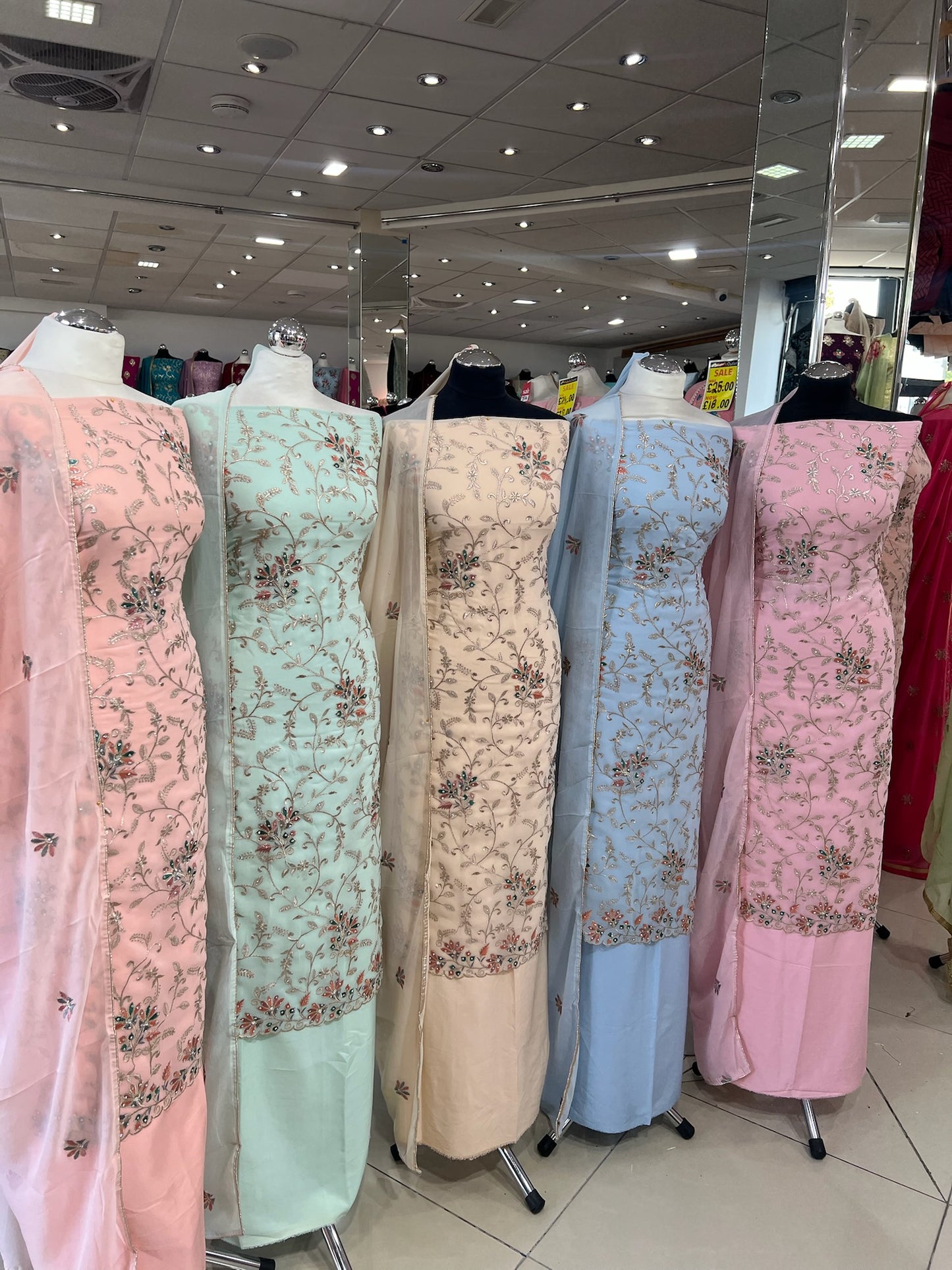 Embroidered Georgette