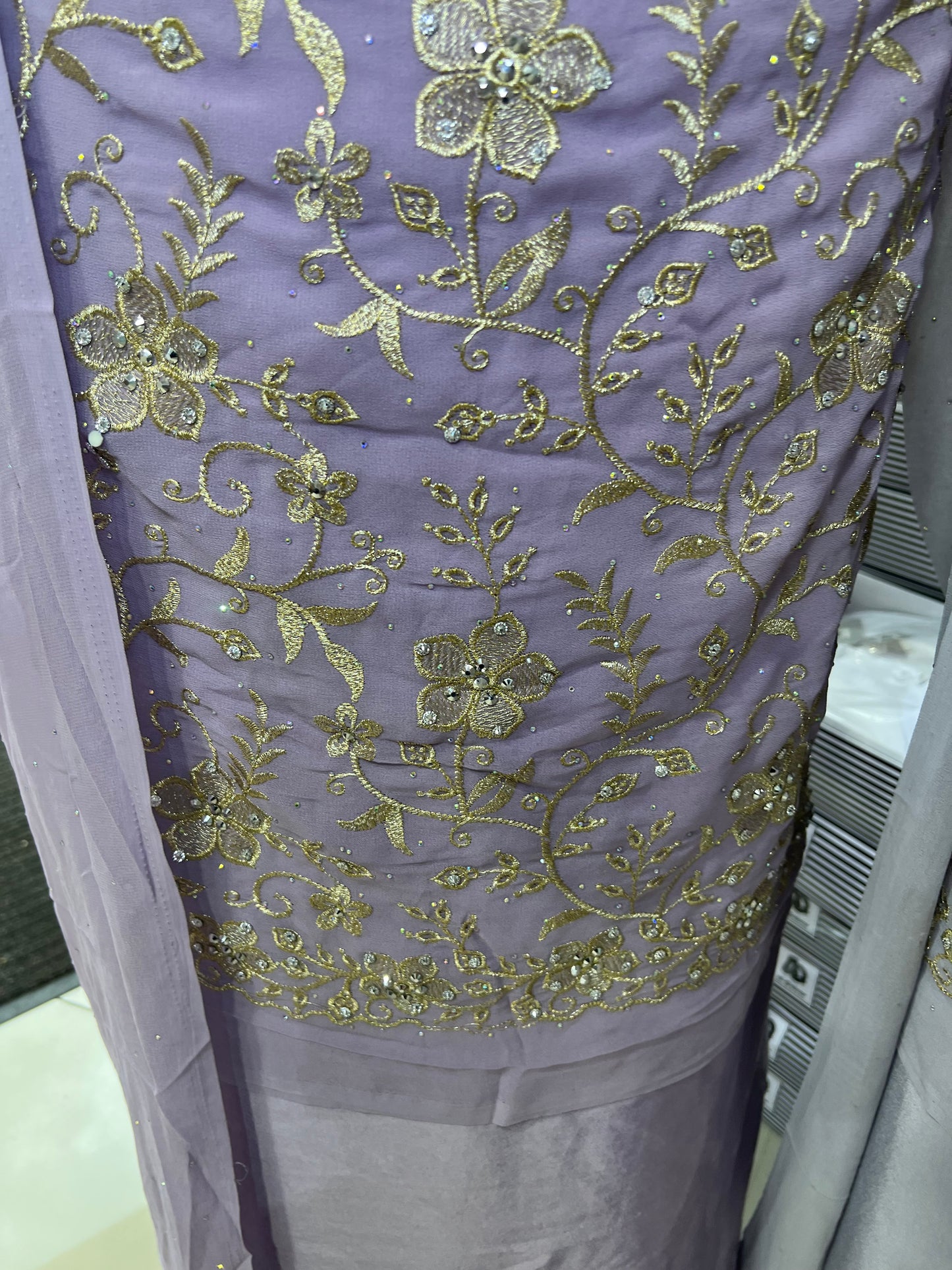 Embroidered Georgette