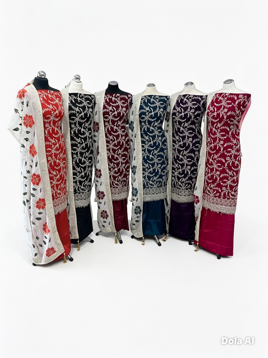 Fancy Embellished Georgette