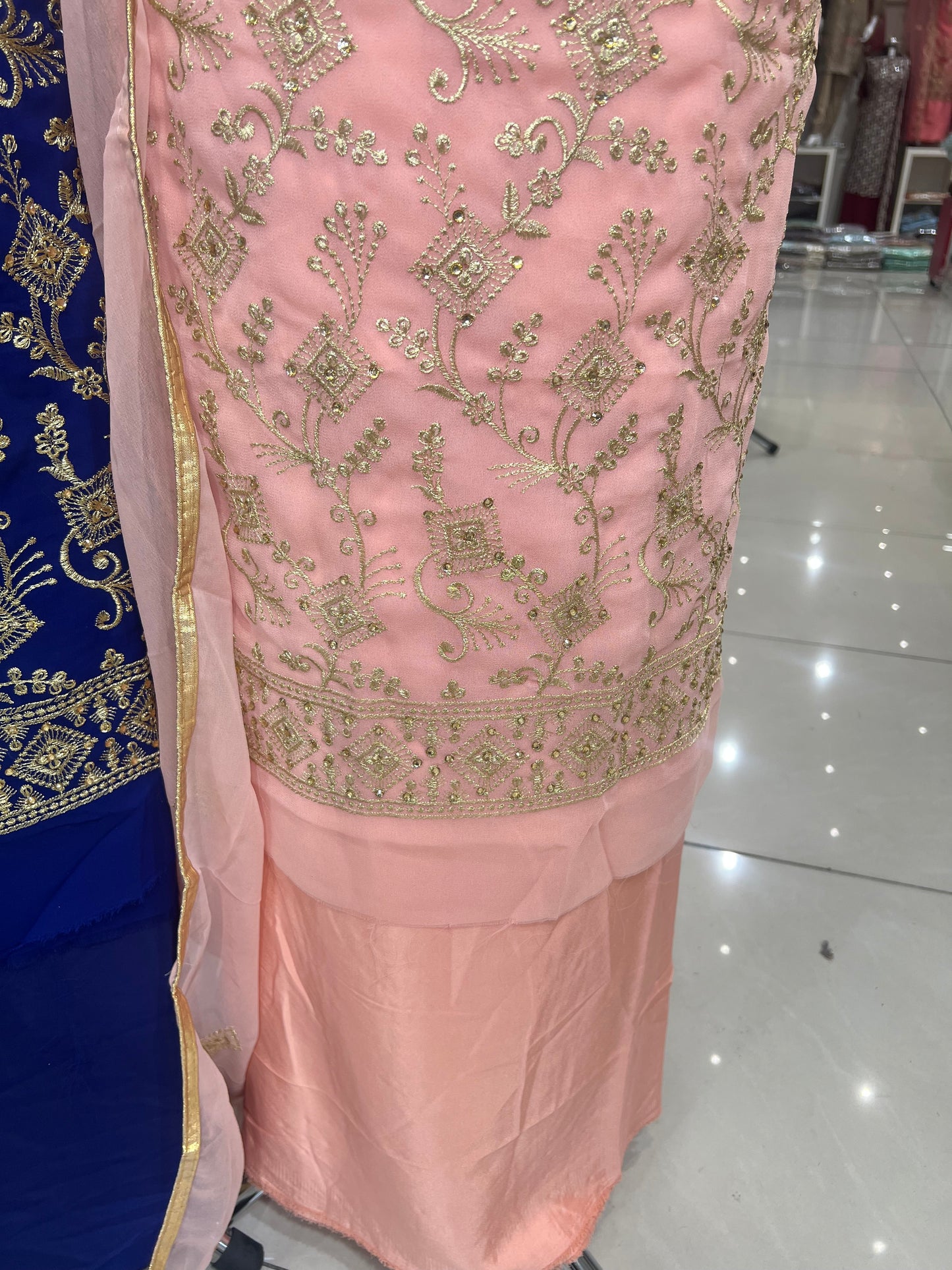 Embroidered Georgette