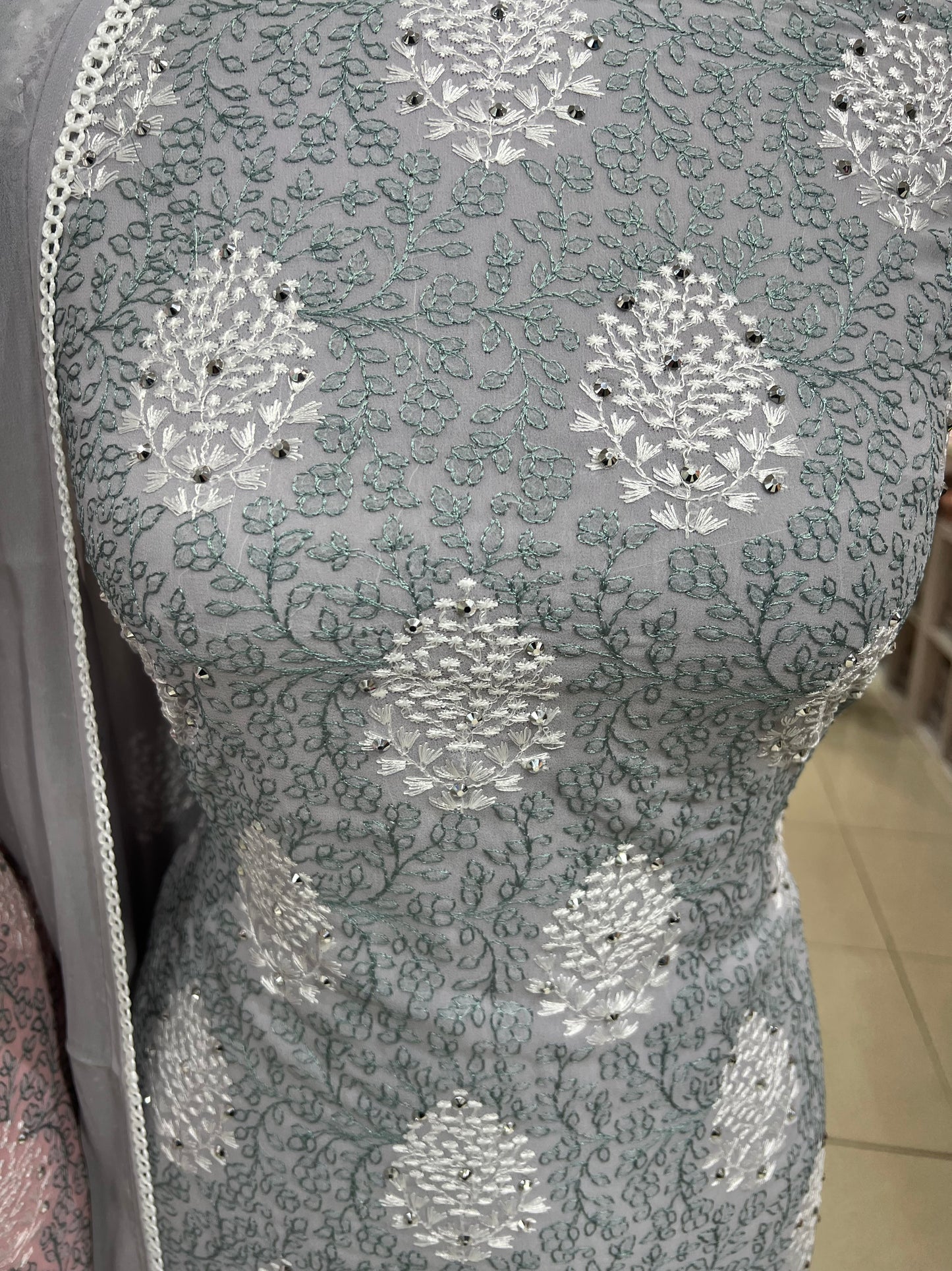 Embroidered Georgette