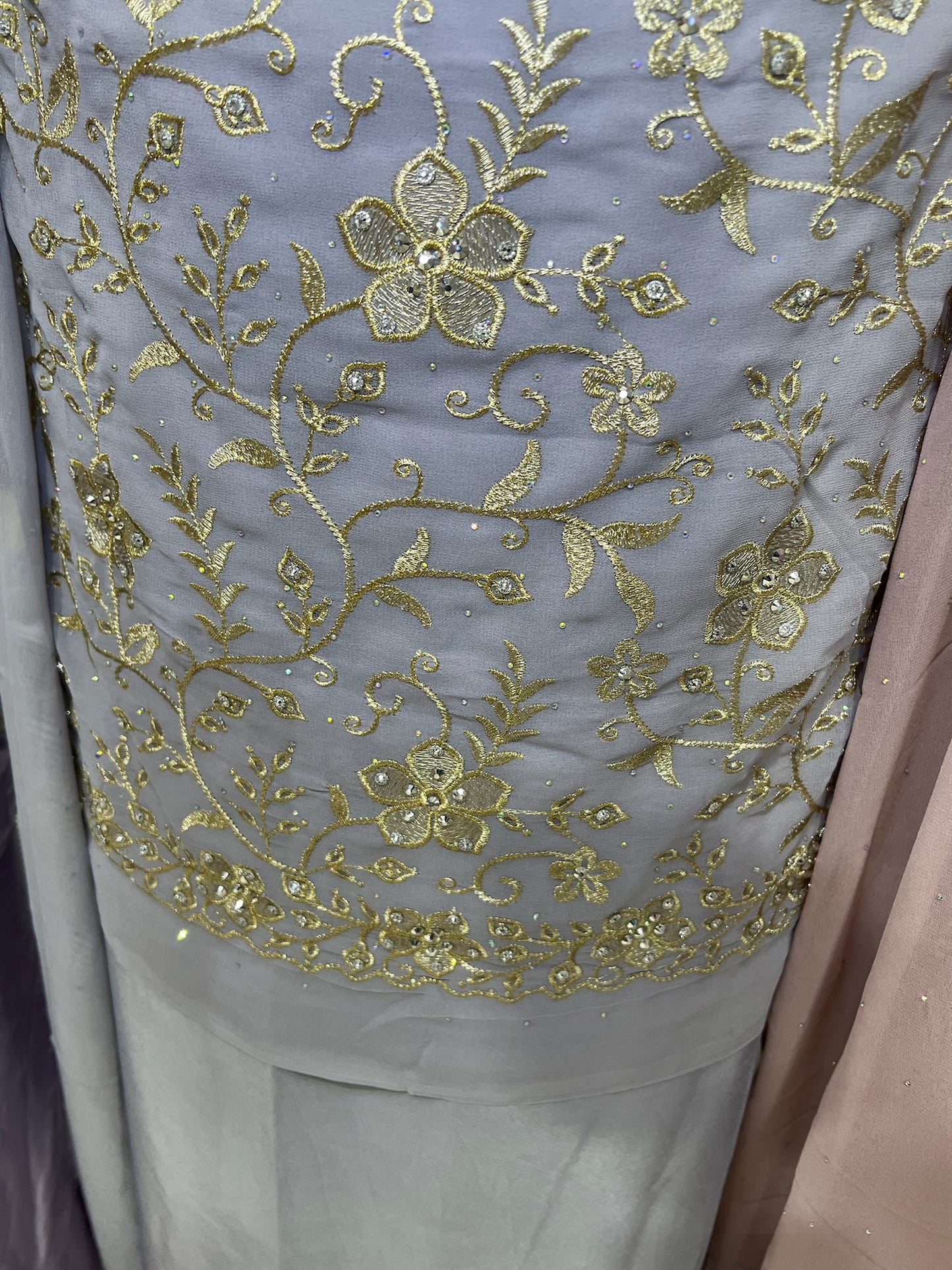 Embroidered Georgette