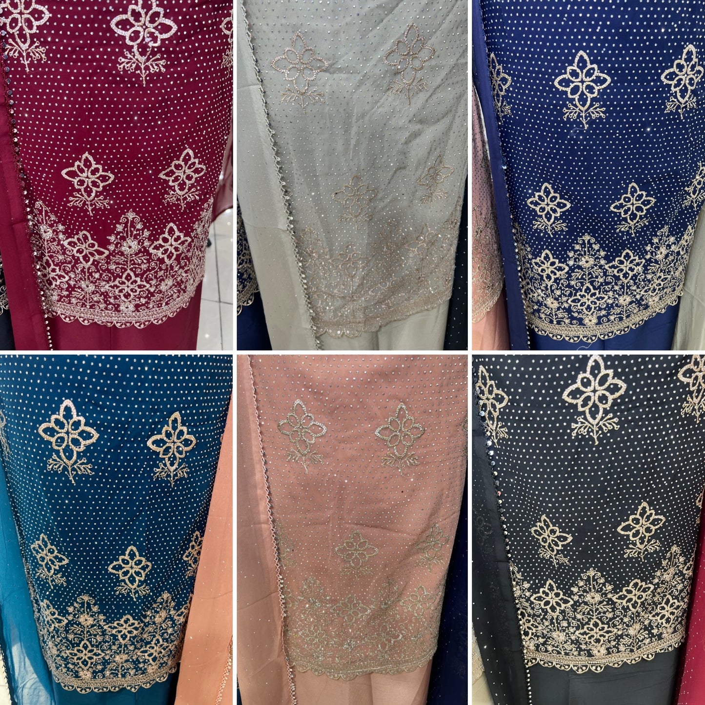 Embroidered Georgette