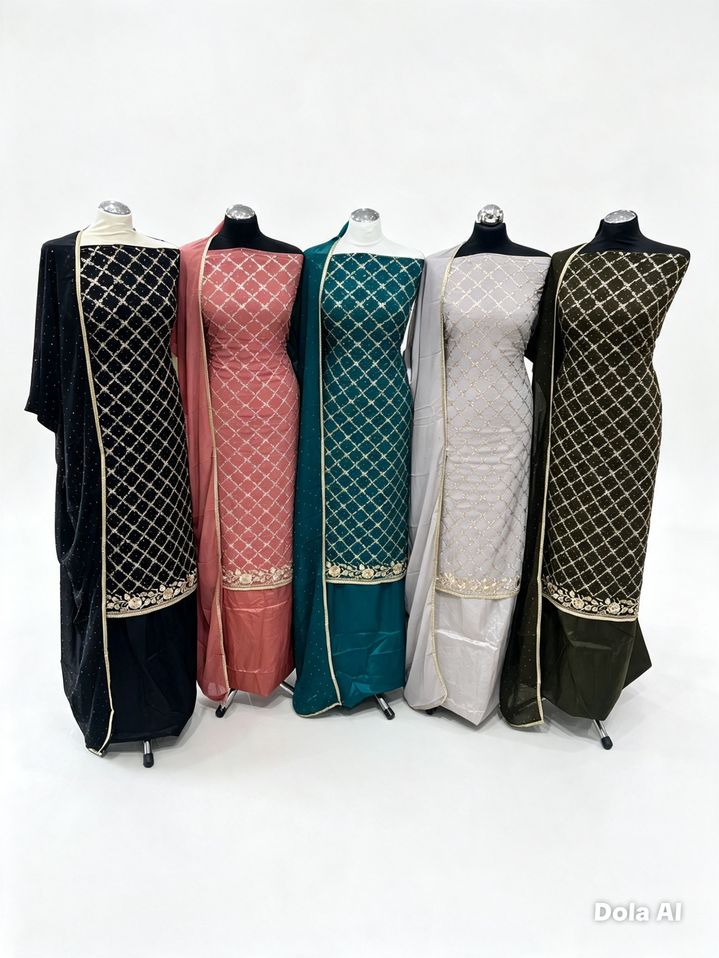 Embroidered Georgette Suit