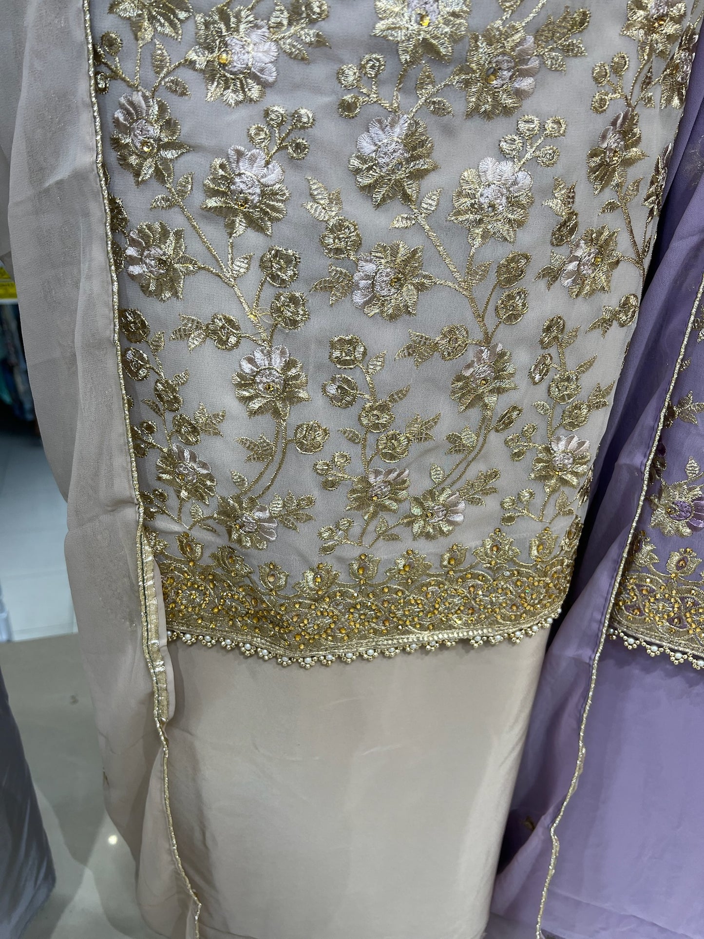 Embellished Embroidered Georgette