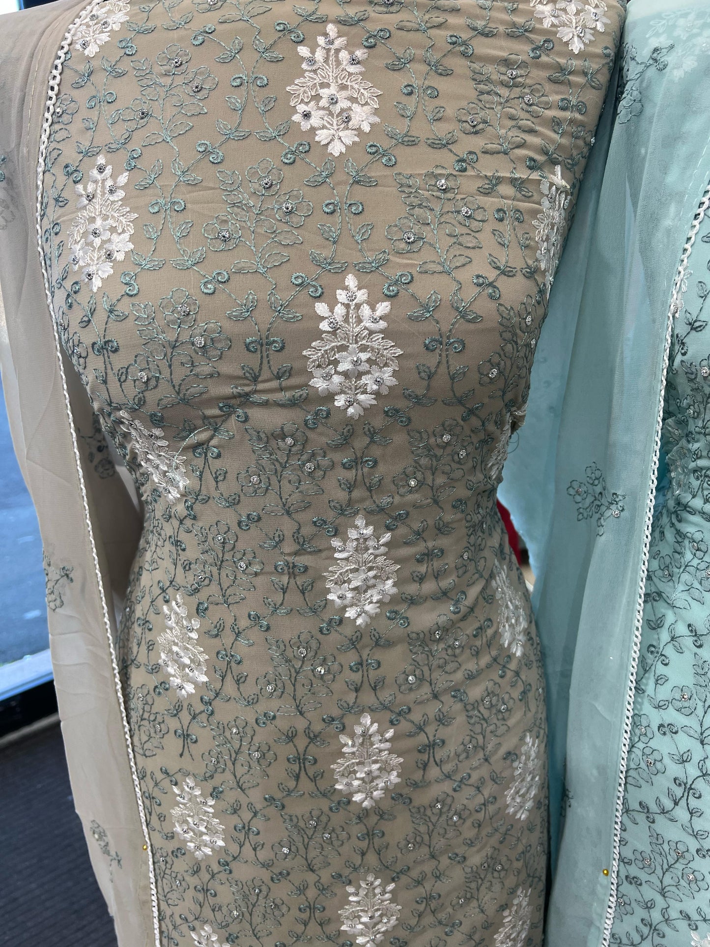 Embroidered Georgette