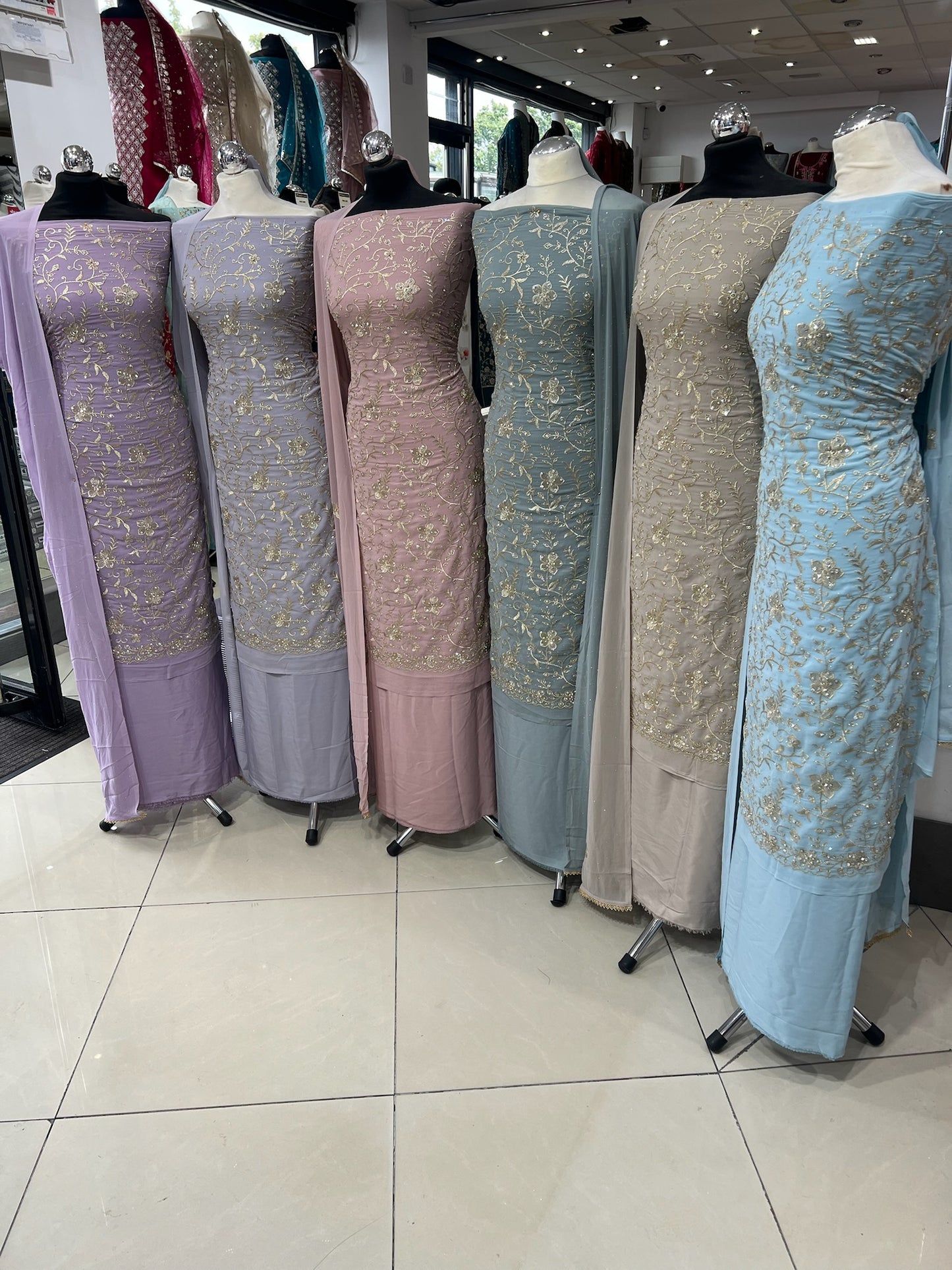 Embroidered Georgette